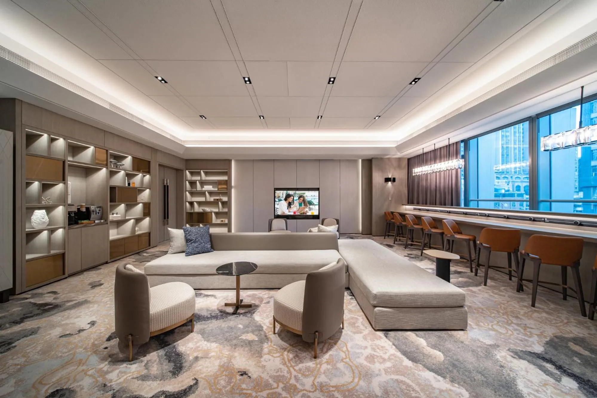 Lounge or bar in Ascott ICC Guangzhou