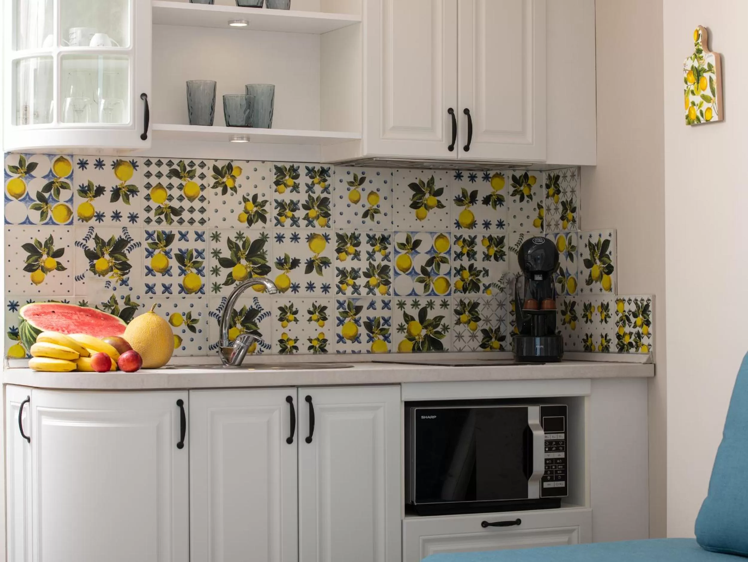 Kitchen or kitchenette in Villa Sara