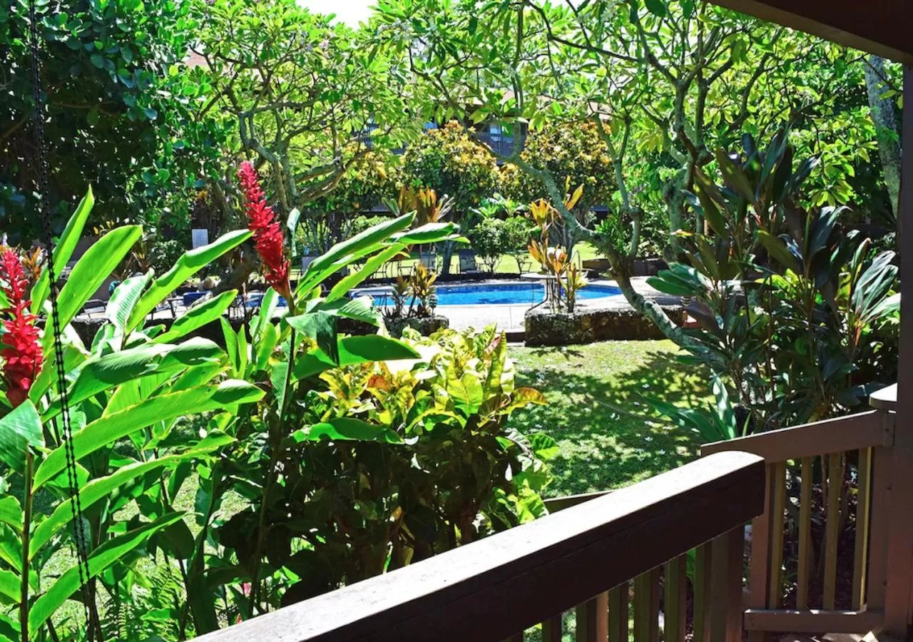 Patio in Napili Village Hotel