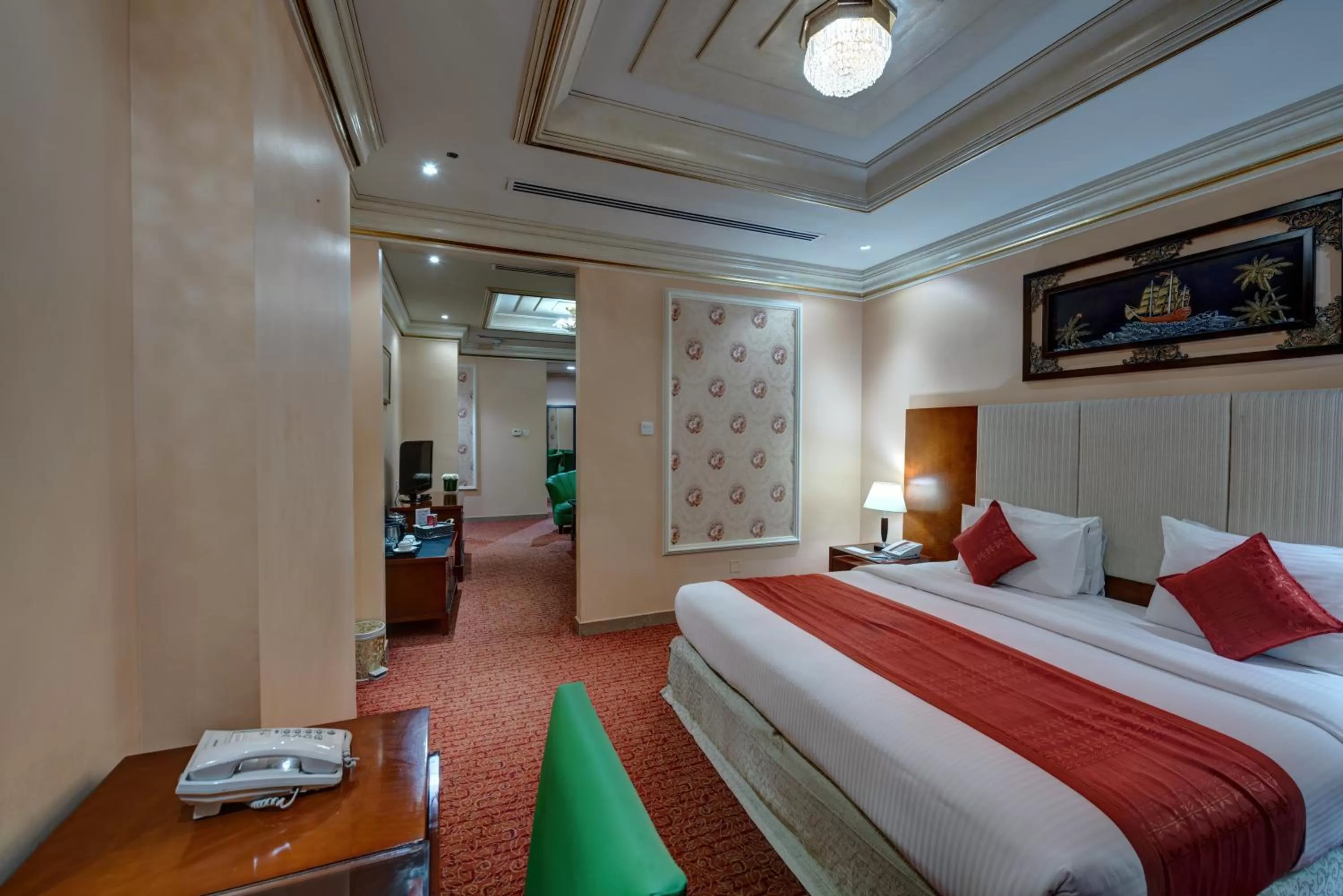 Balcony/Terrace, Bed in Sahara Beach Resort & Spa