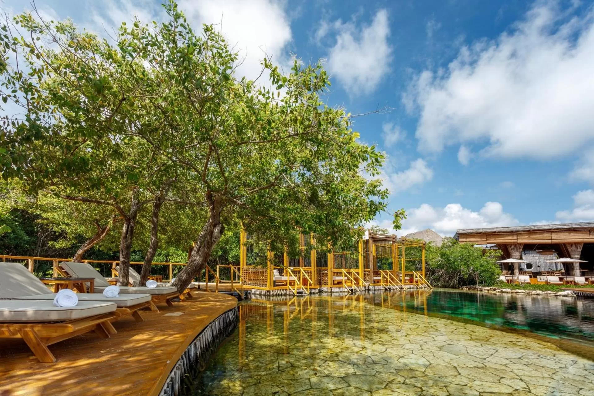 Swimming pool in Hotel Shibari - Restaurant & Cenote Club