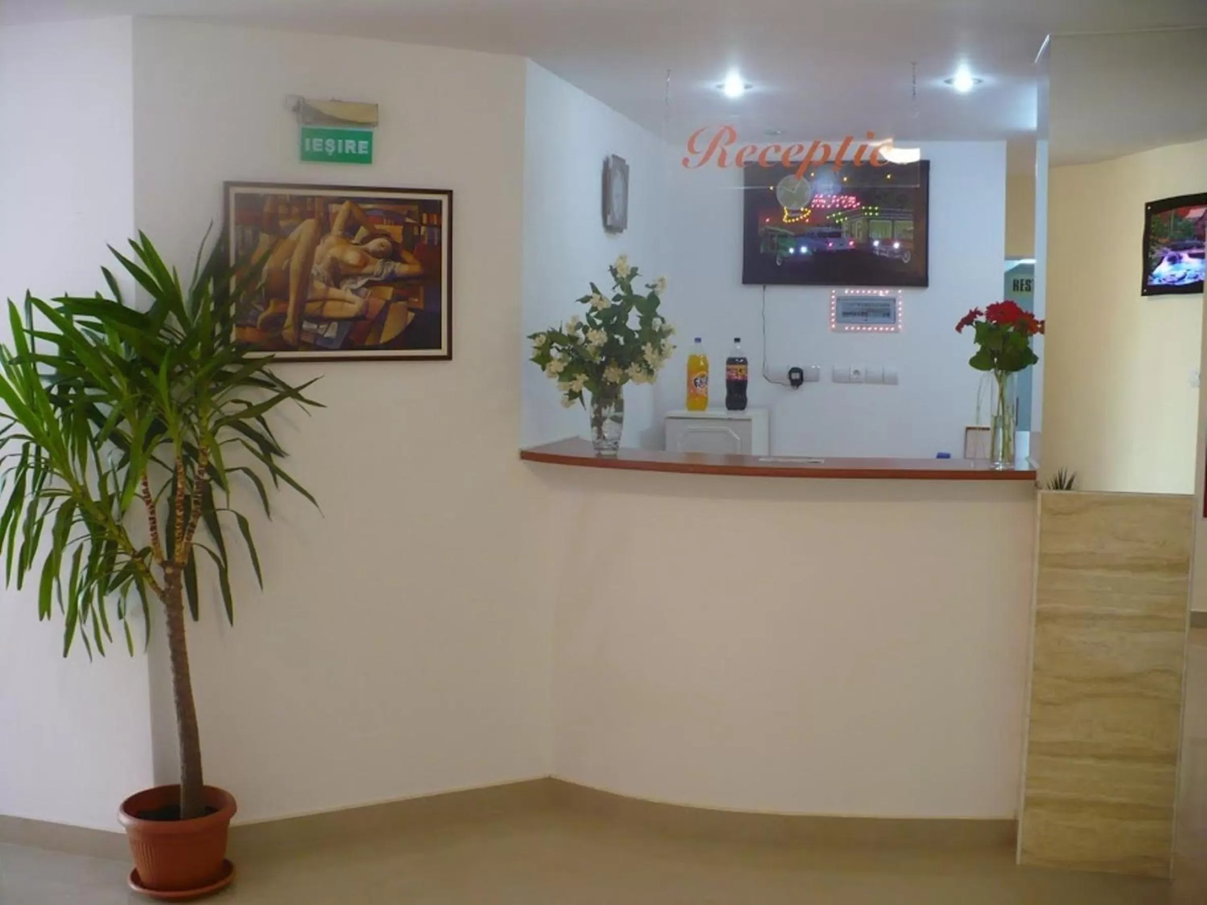 Lobby or reception in Pensiunea Old Sheriff