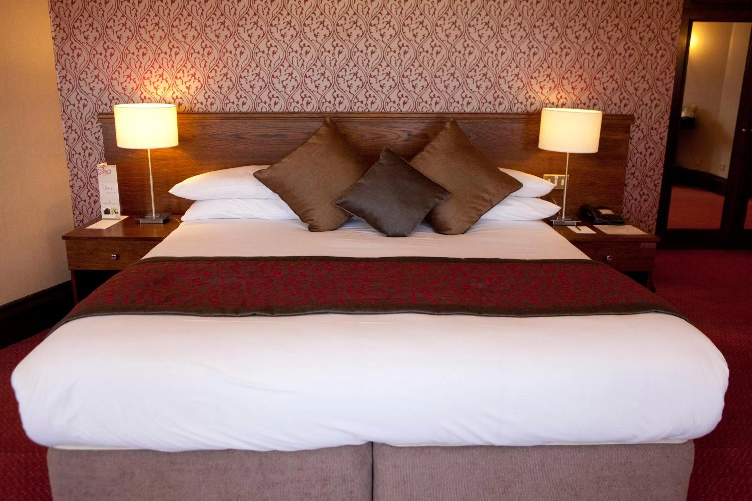 Bed in Crown & Mitre Hotel
