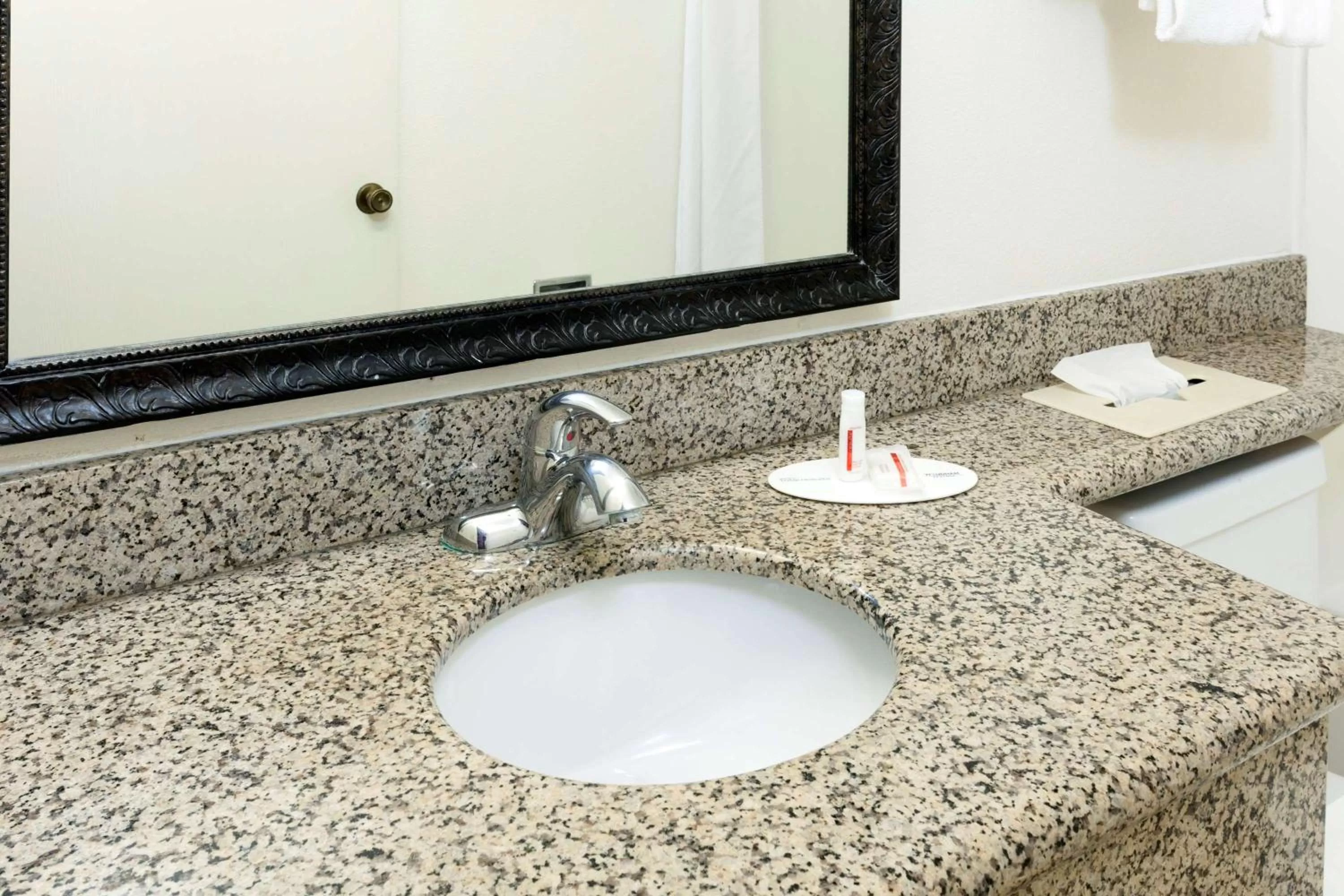 Bathroom in Super 8 by Wyndham San Diego Hotel Circle