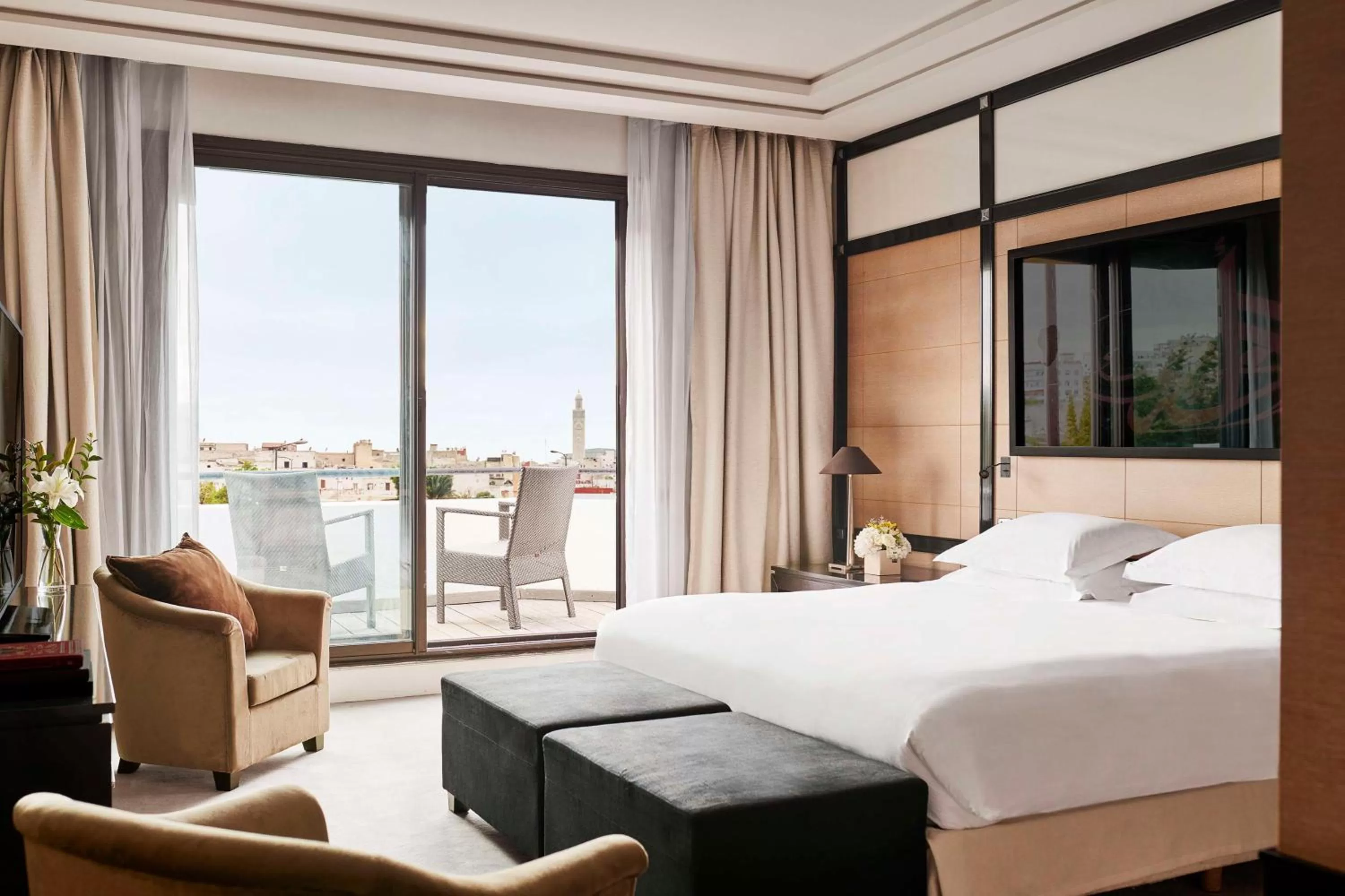 Photo of the whole room, Bed in Hyatt Regency Casablanca