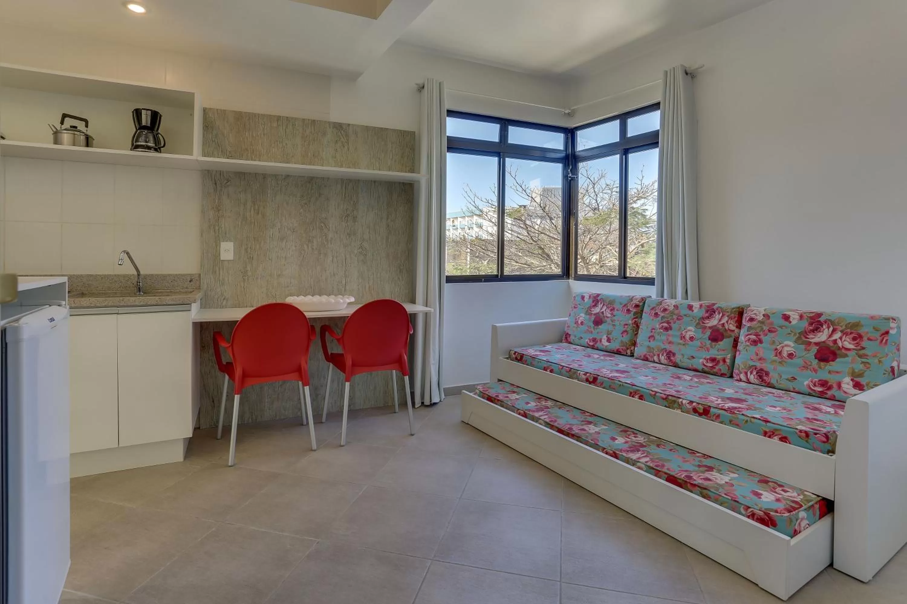 Living room in Pousada Atlantique