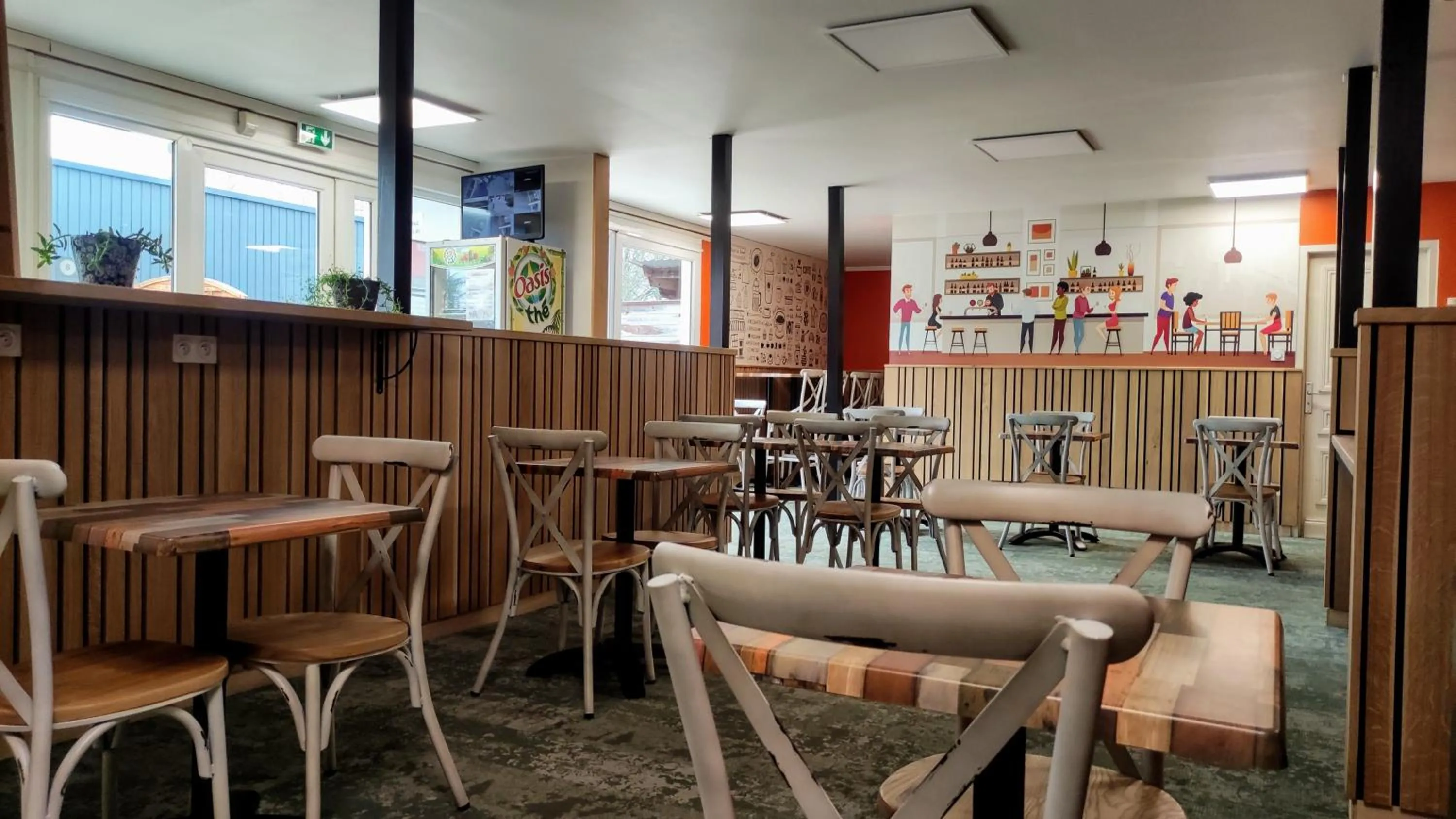 Lobby or reception in Fasthotel Laval