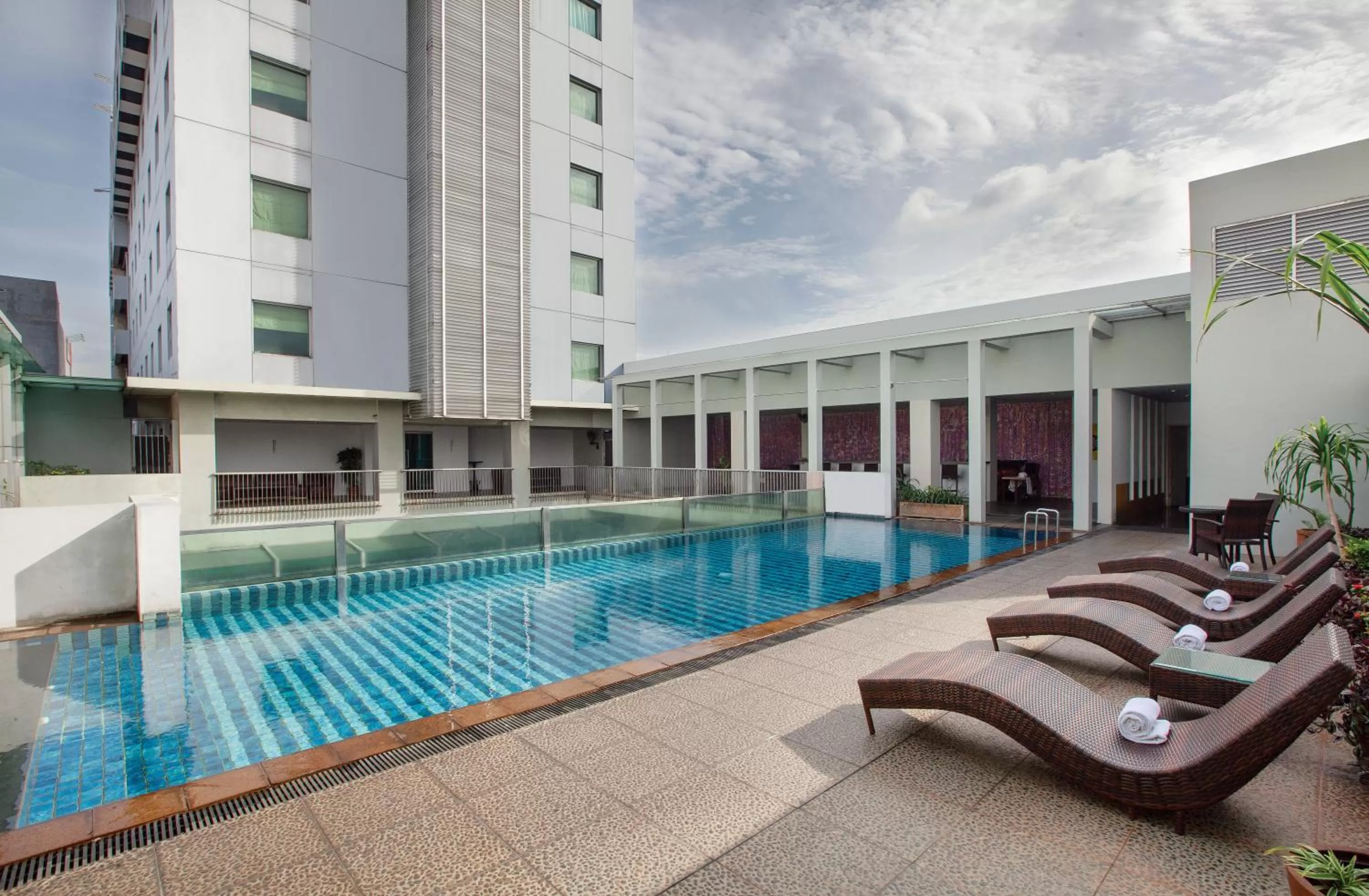 Swimming pool in Sparks Life Jakarta, ARTOTEL Curated