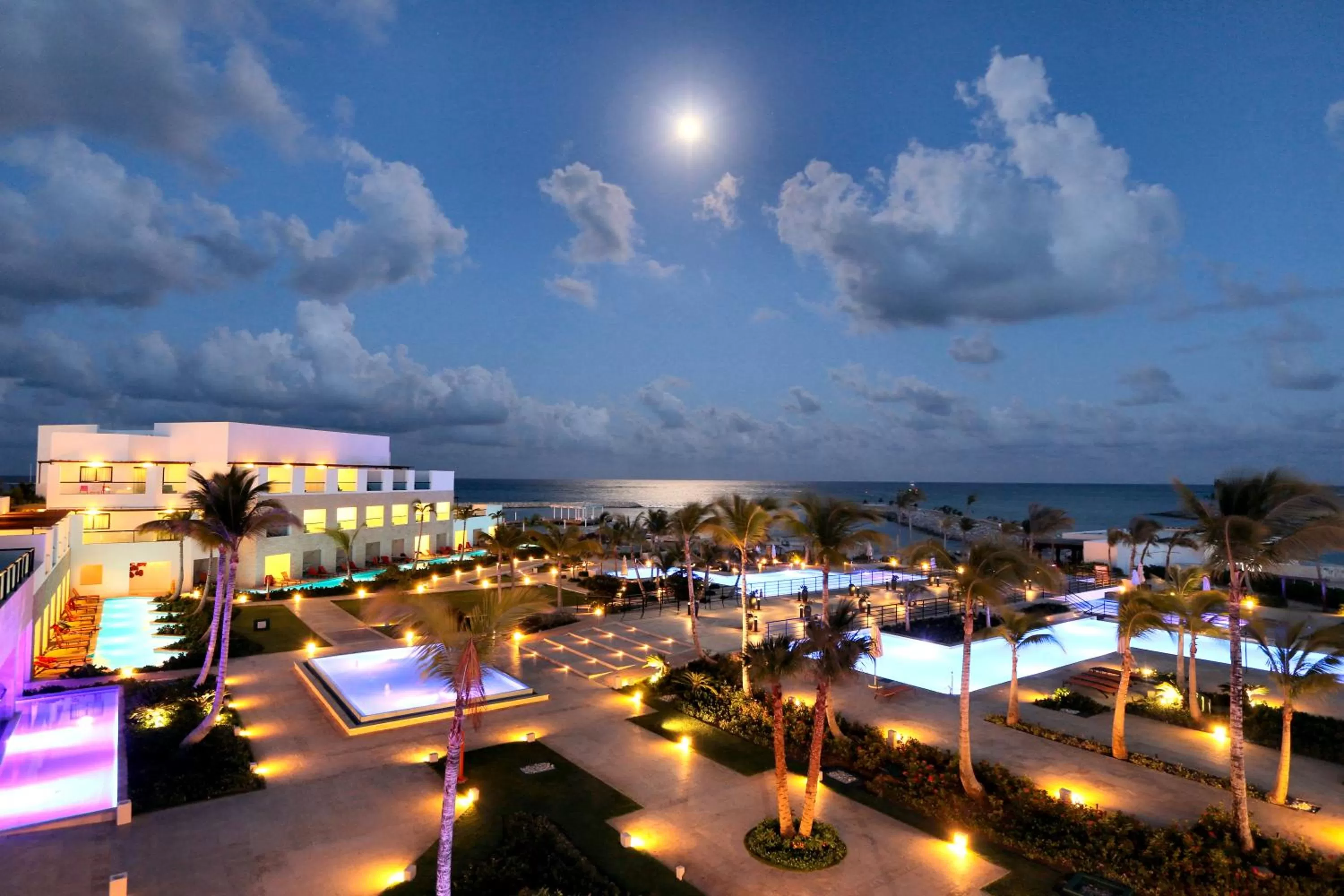 Pool view in TRS Cap Cana Waterfront & Marina Hotel - Adults Only - All Inclusive