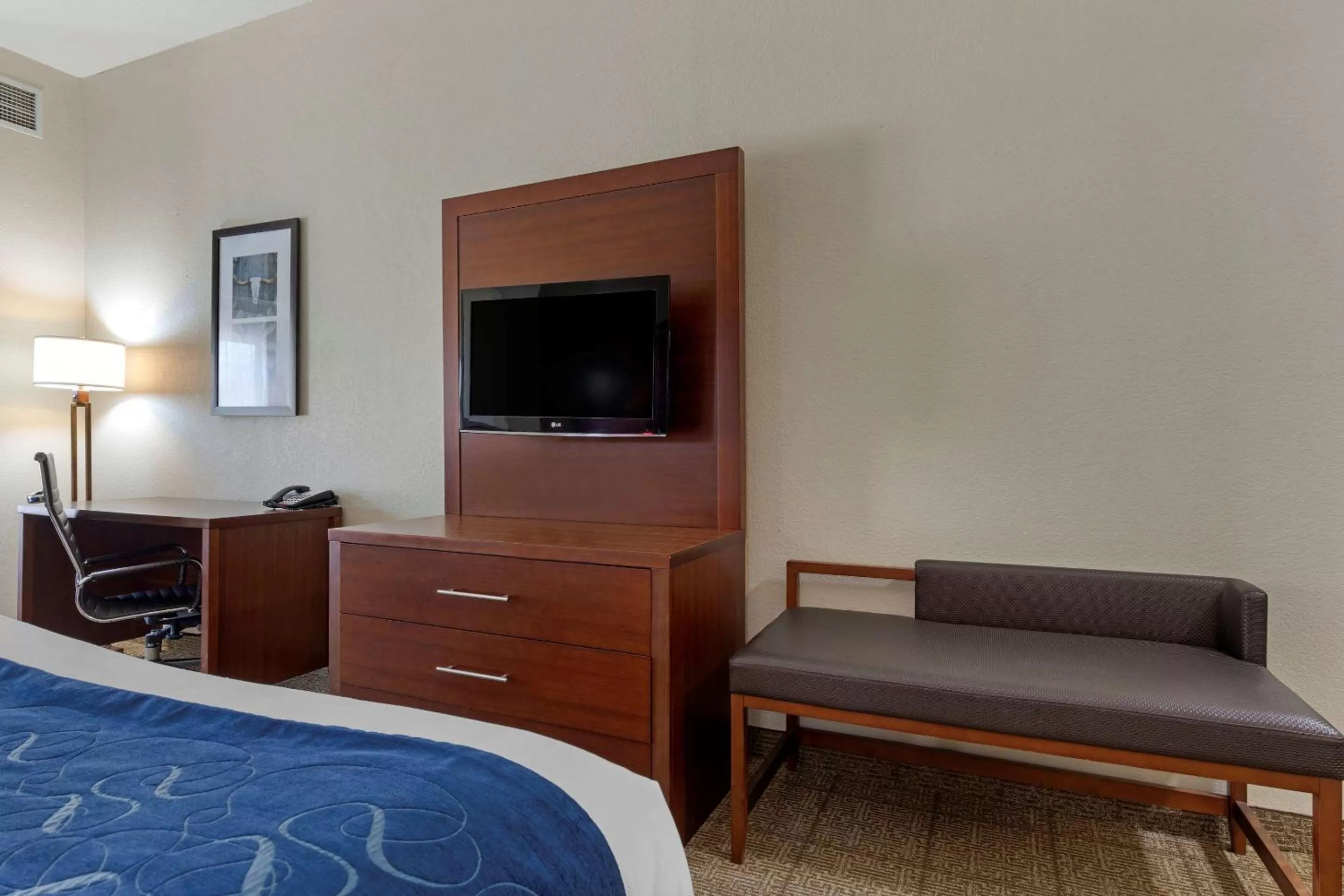 Photo of the whole room, Bed in Comfort Suites Gainesville