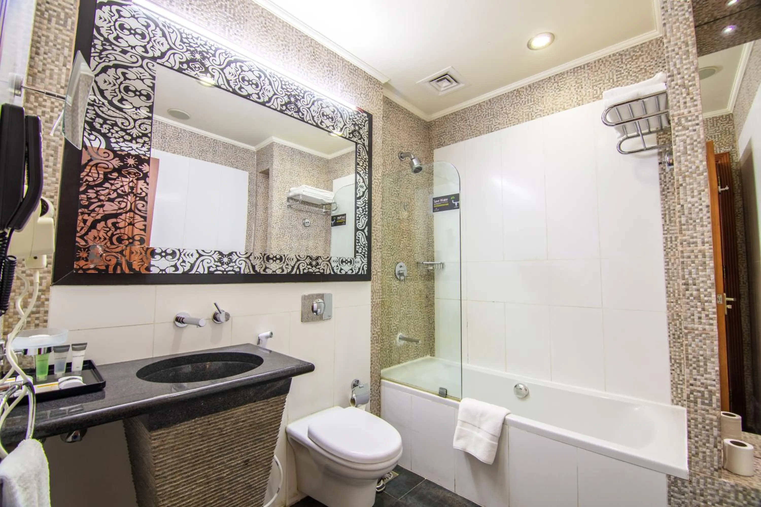 Bathroom in The Platinum Hotel