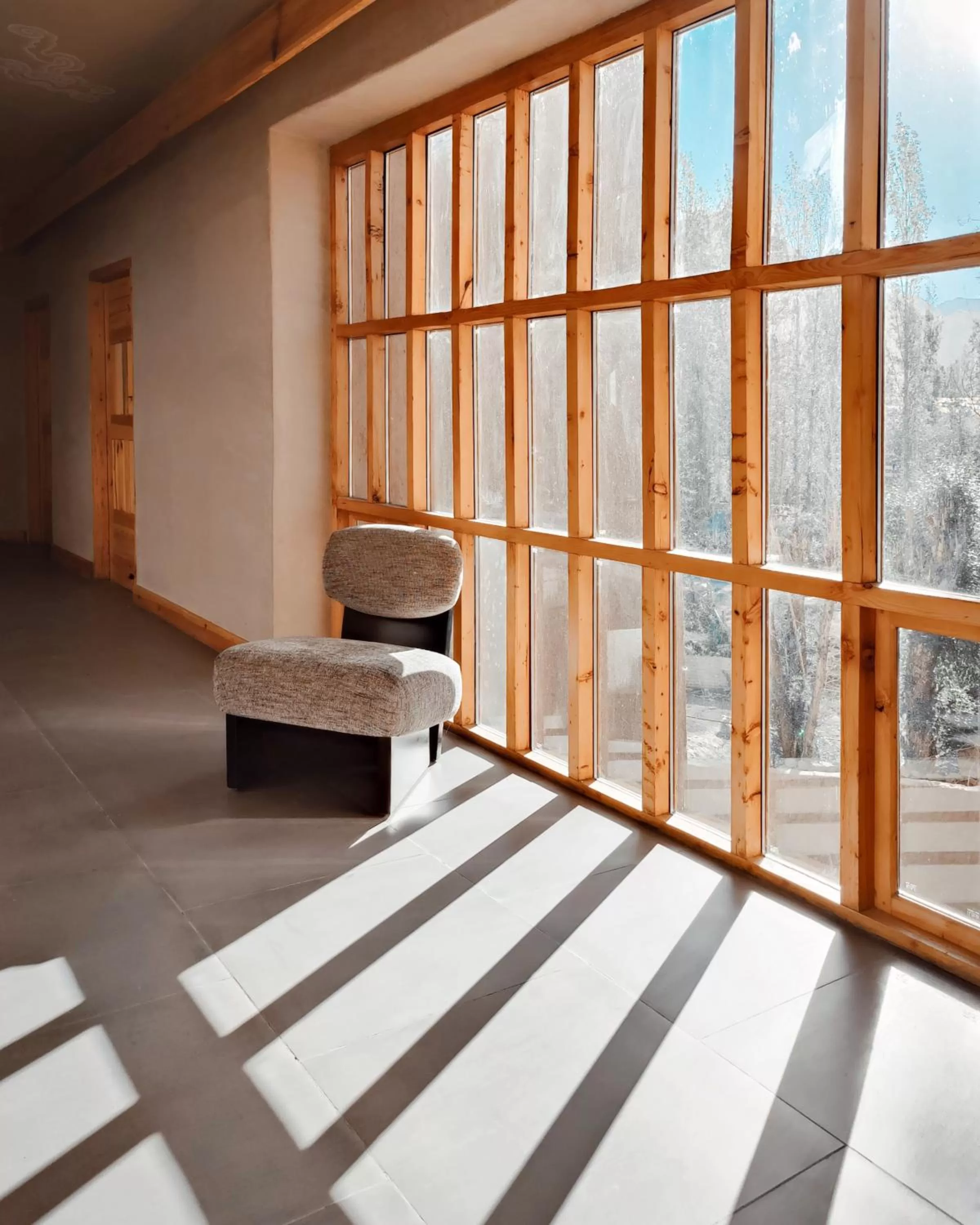 Lobby or reception in Chospa Hotel, Leh