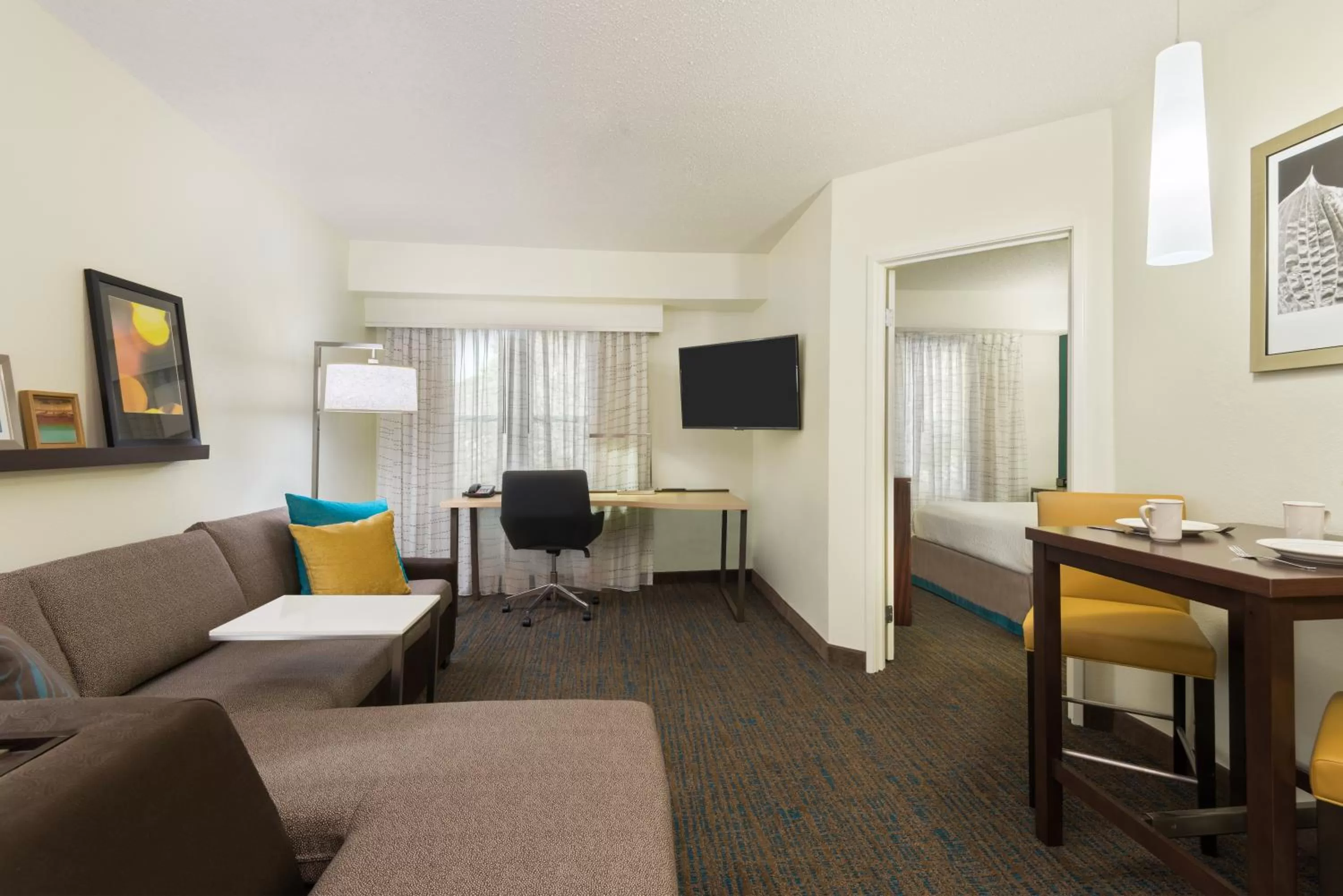 One-Bedroom Queen Suite with Sofa Bed - Hearing Accessible in Residence Inn Savannah Midtown