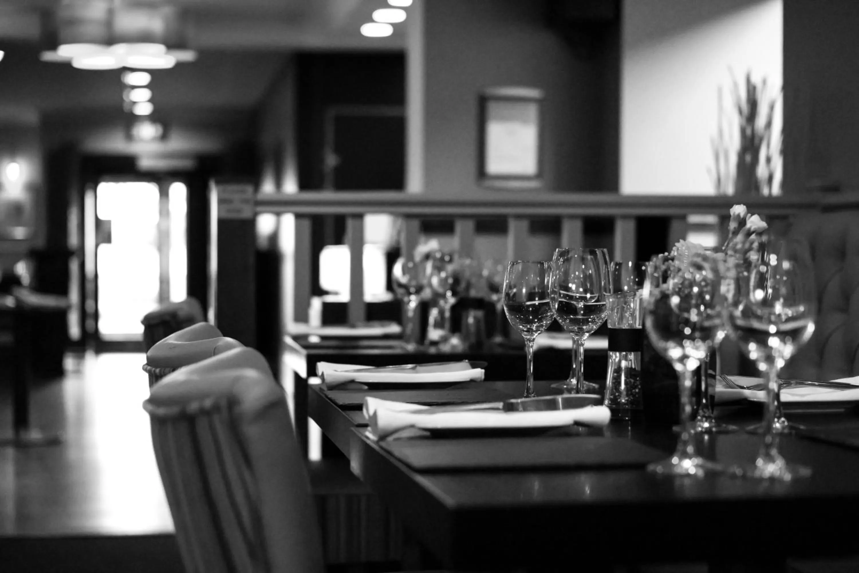 Dining area in Crown Lodge Hotel