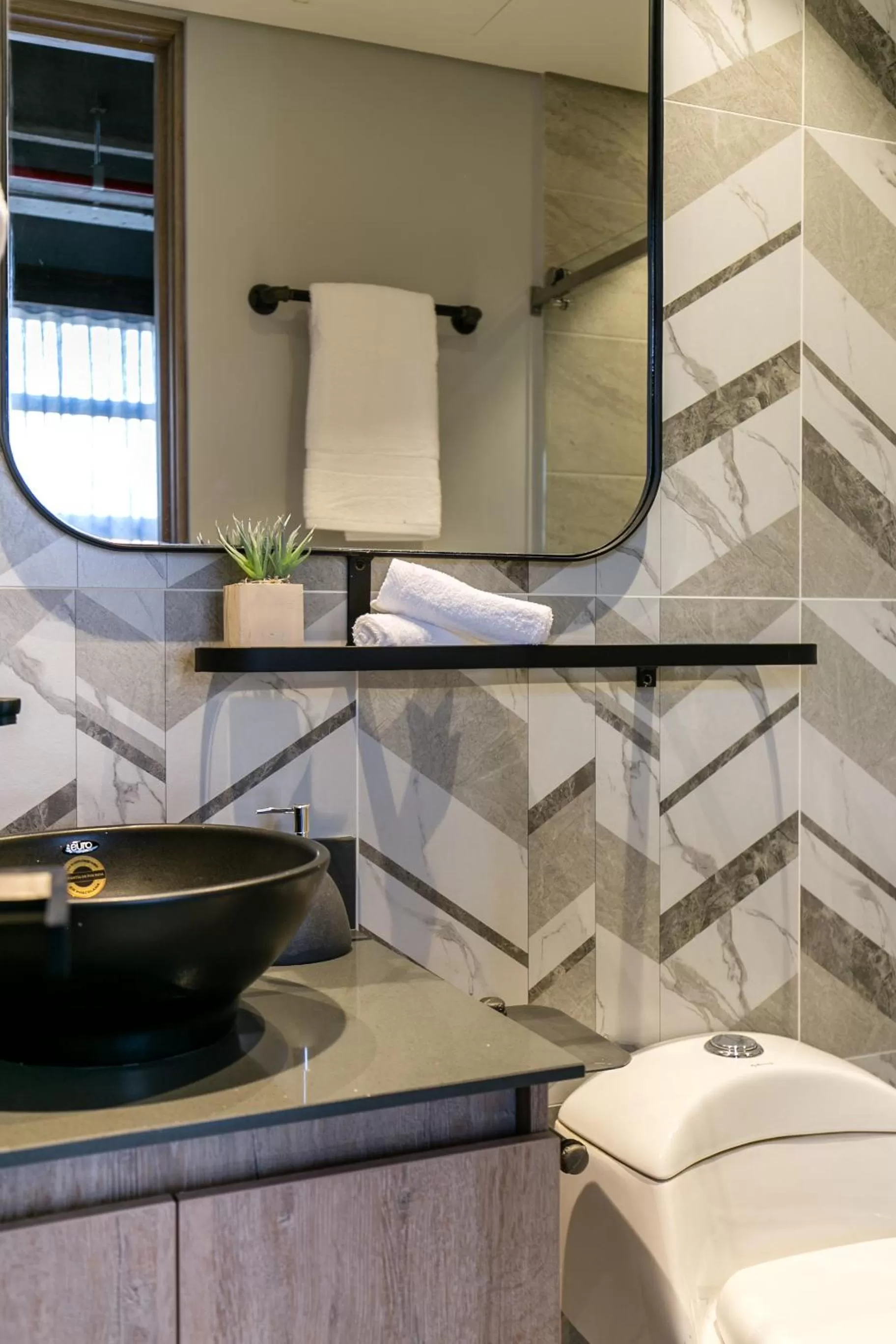 Bathroom in Factory Lofts Hotel