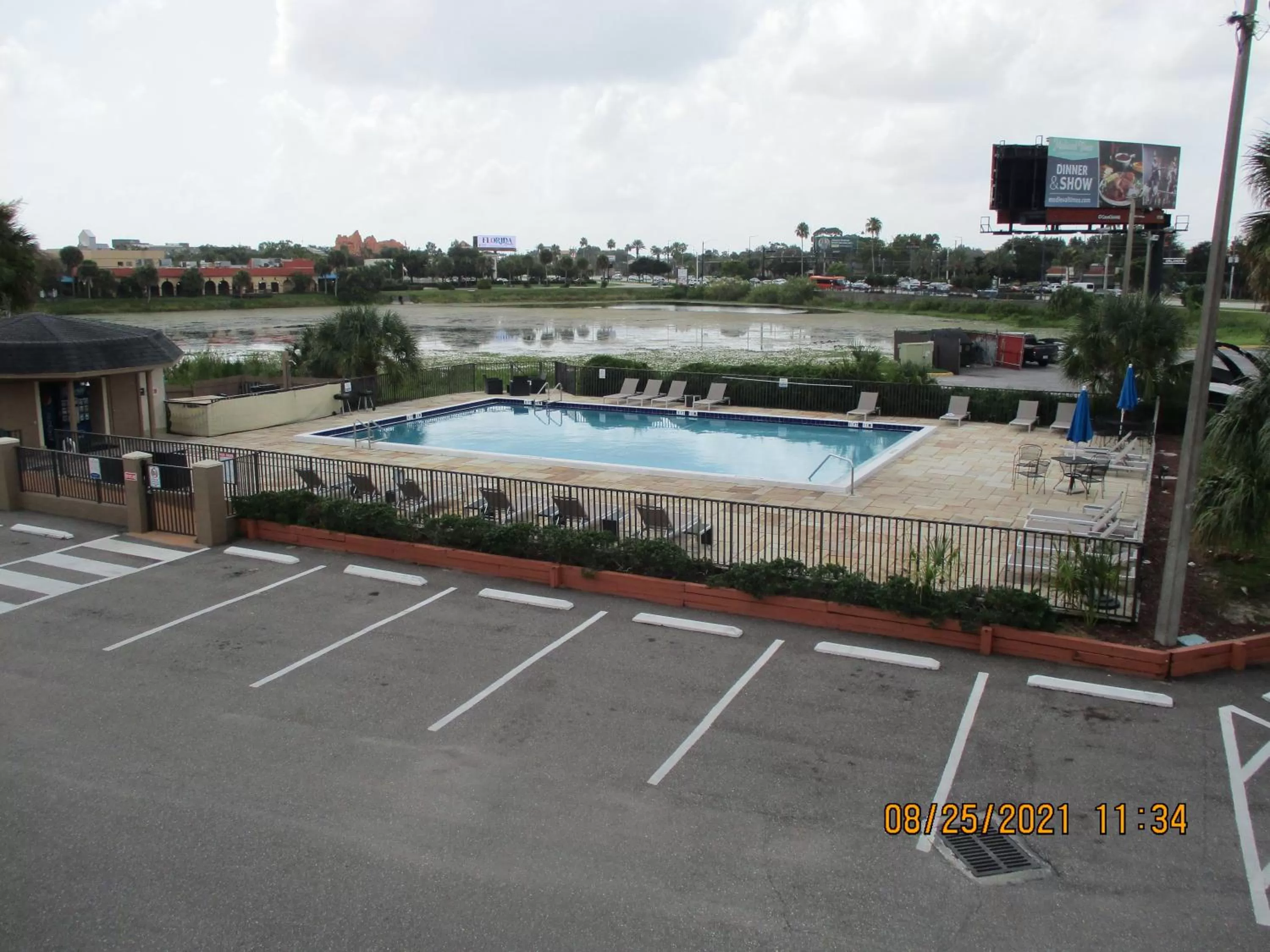 Pool view in Quality Inn & Suites Kissimmee by The Lake