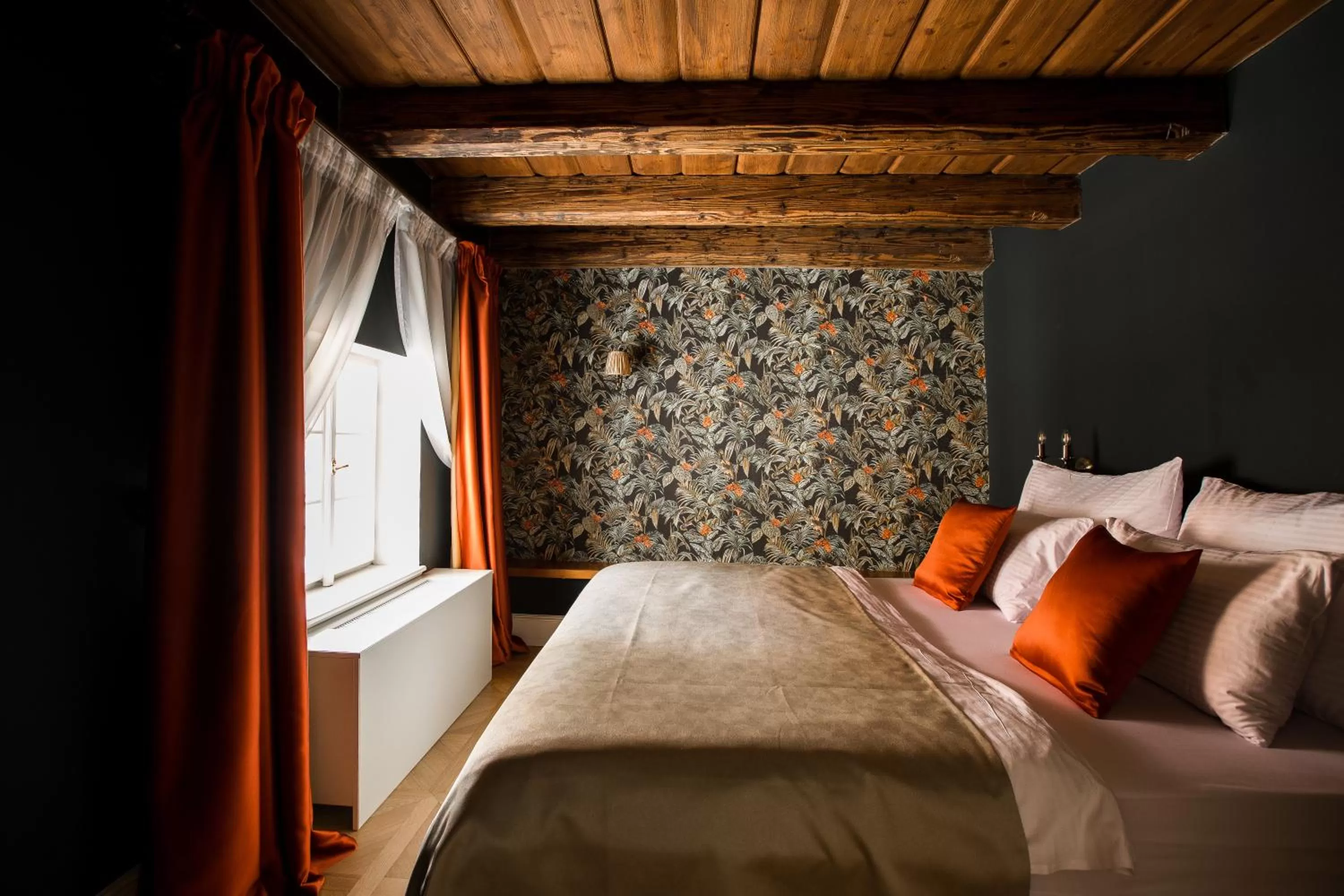 Bed in Hotel Nerudova 211