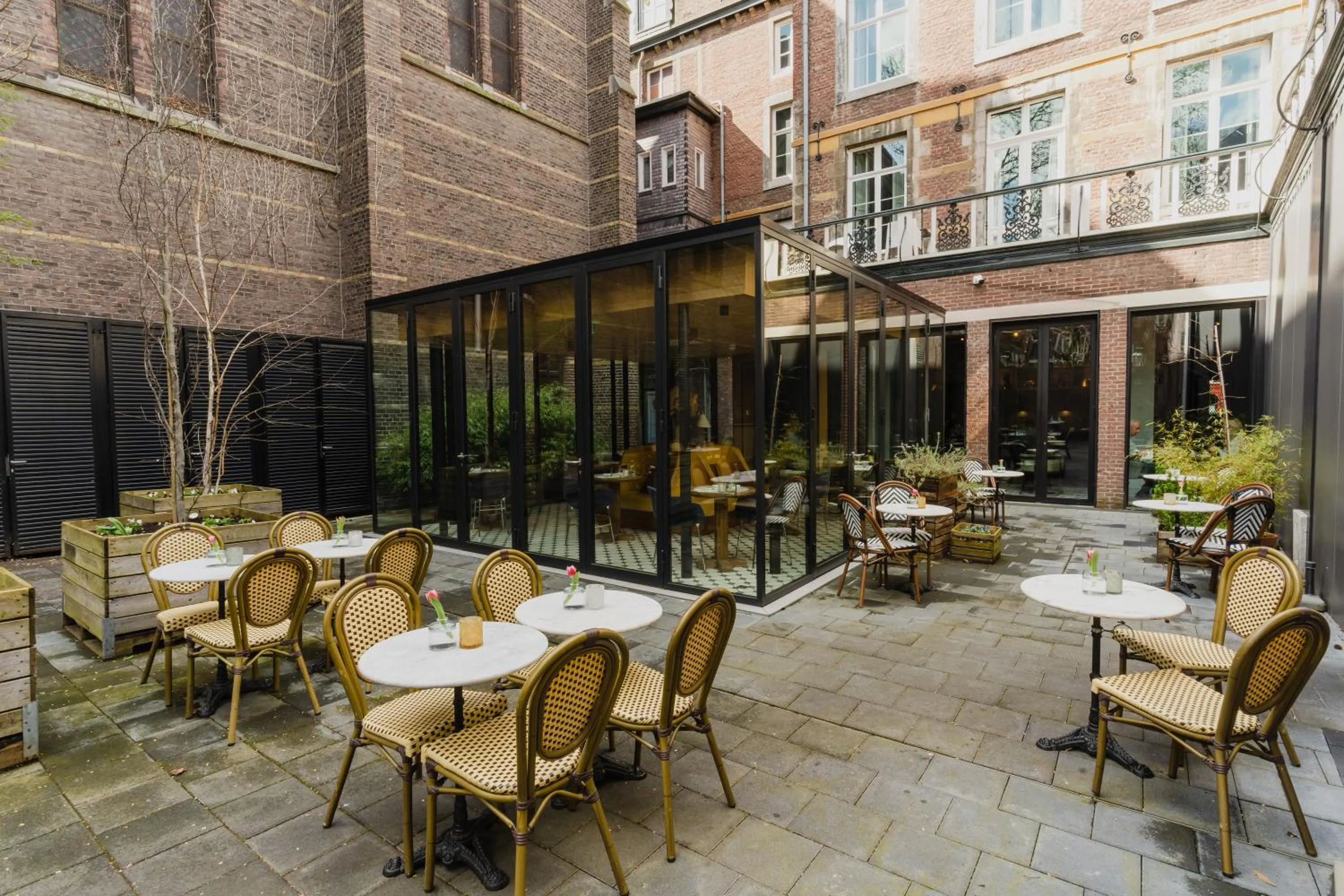 Garden in Hotel Monastère Maastricht