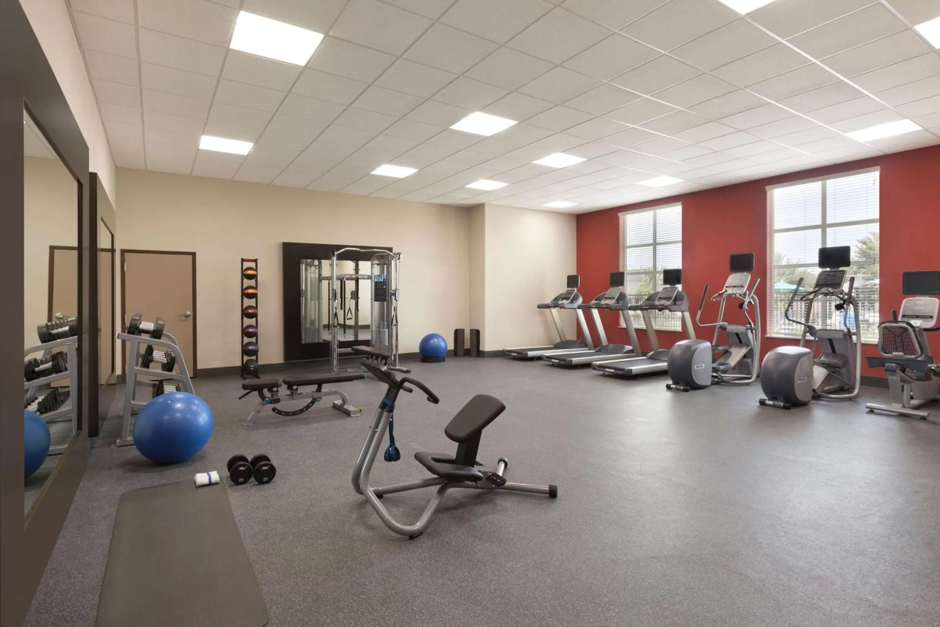 Fitness centre/facilities in Homewood Suites by Hilton North Houston/Spring