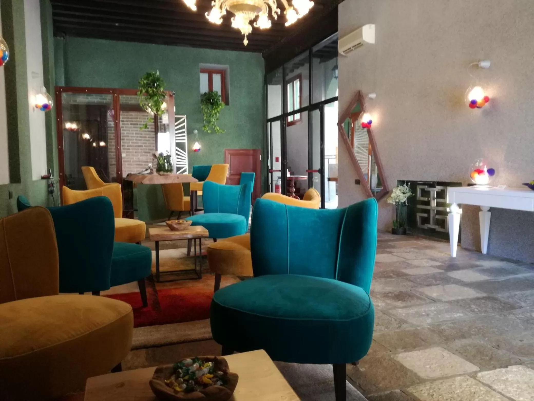 Lobby or reception in Locanda La Corte