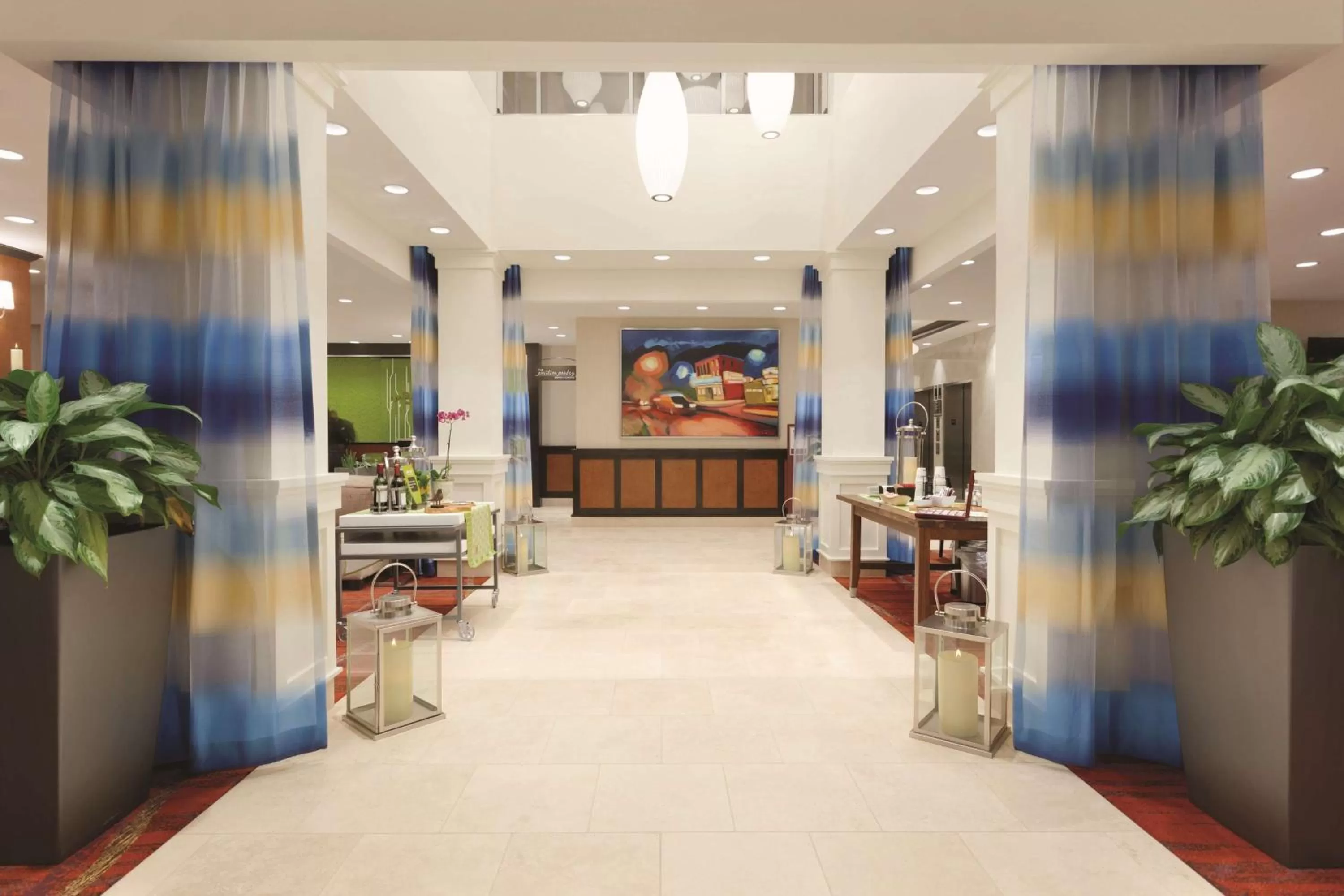 Lobby or reception in Hilton Garden Inn Falls Church