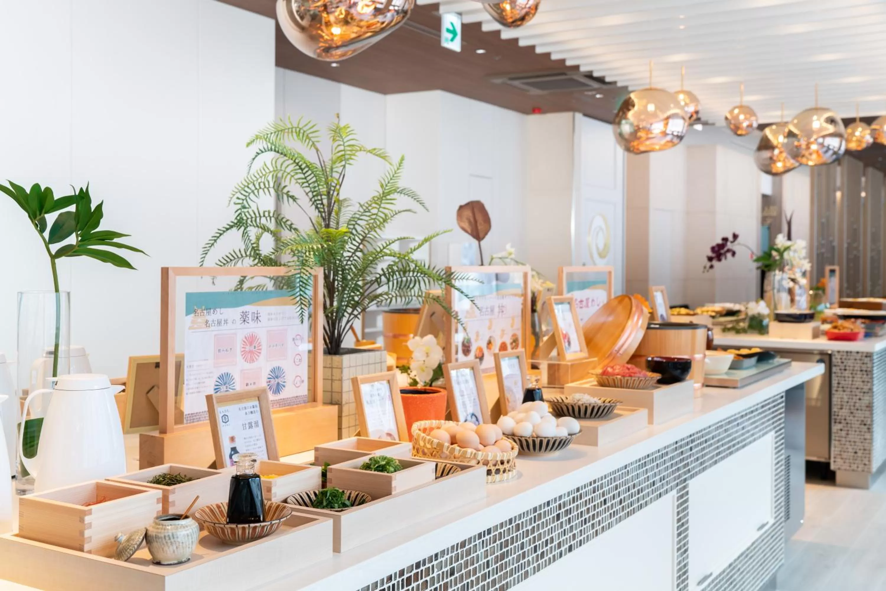 Buffet breakfast in Vessel Hotel Campana Nagoya