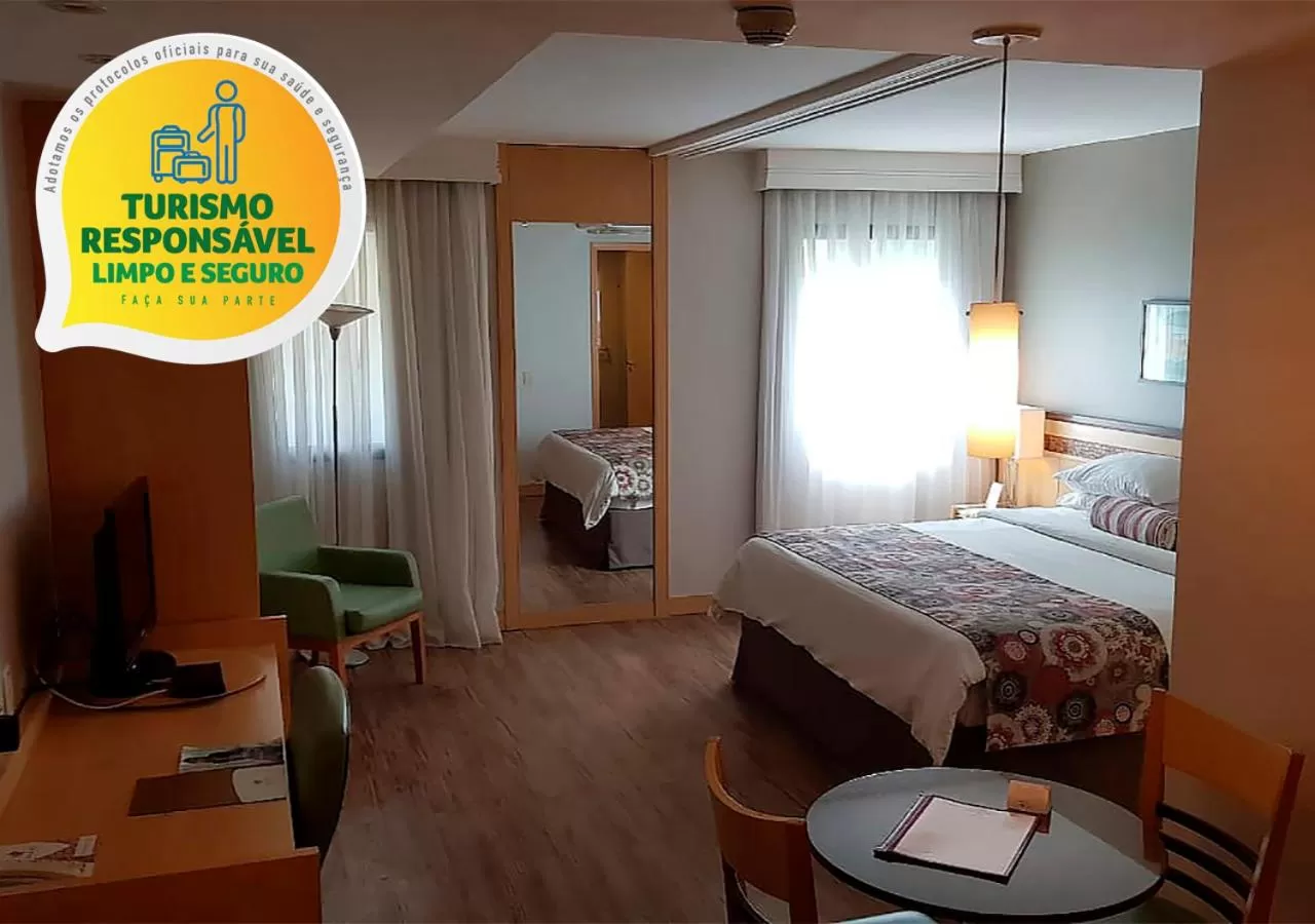 Photo of the whole room, Bed in Lets Idea Brasília Hotel