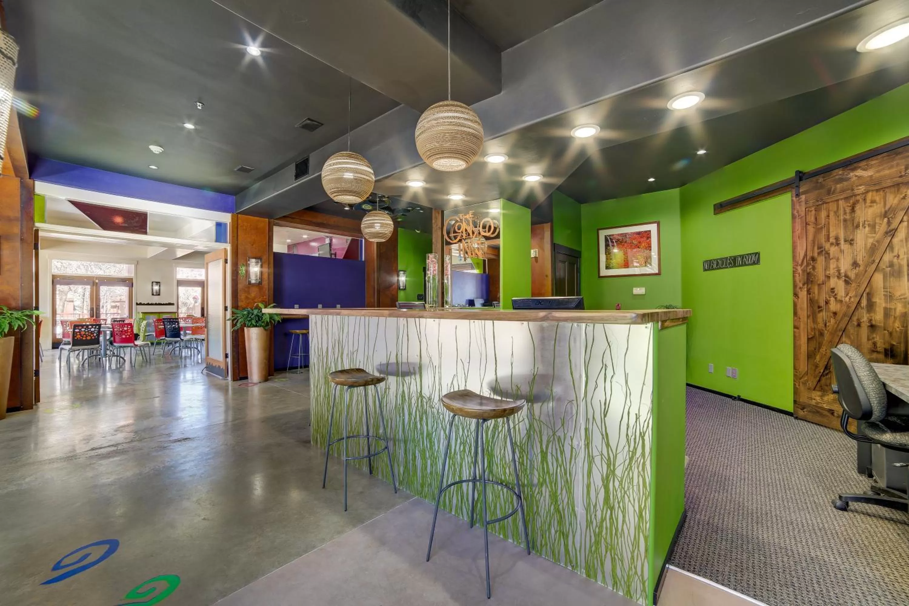 Lobby or reception in The Gonzo Inn