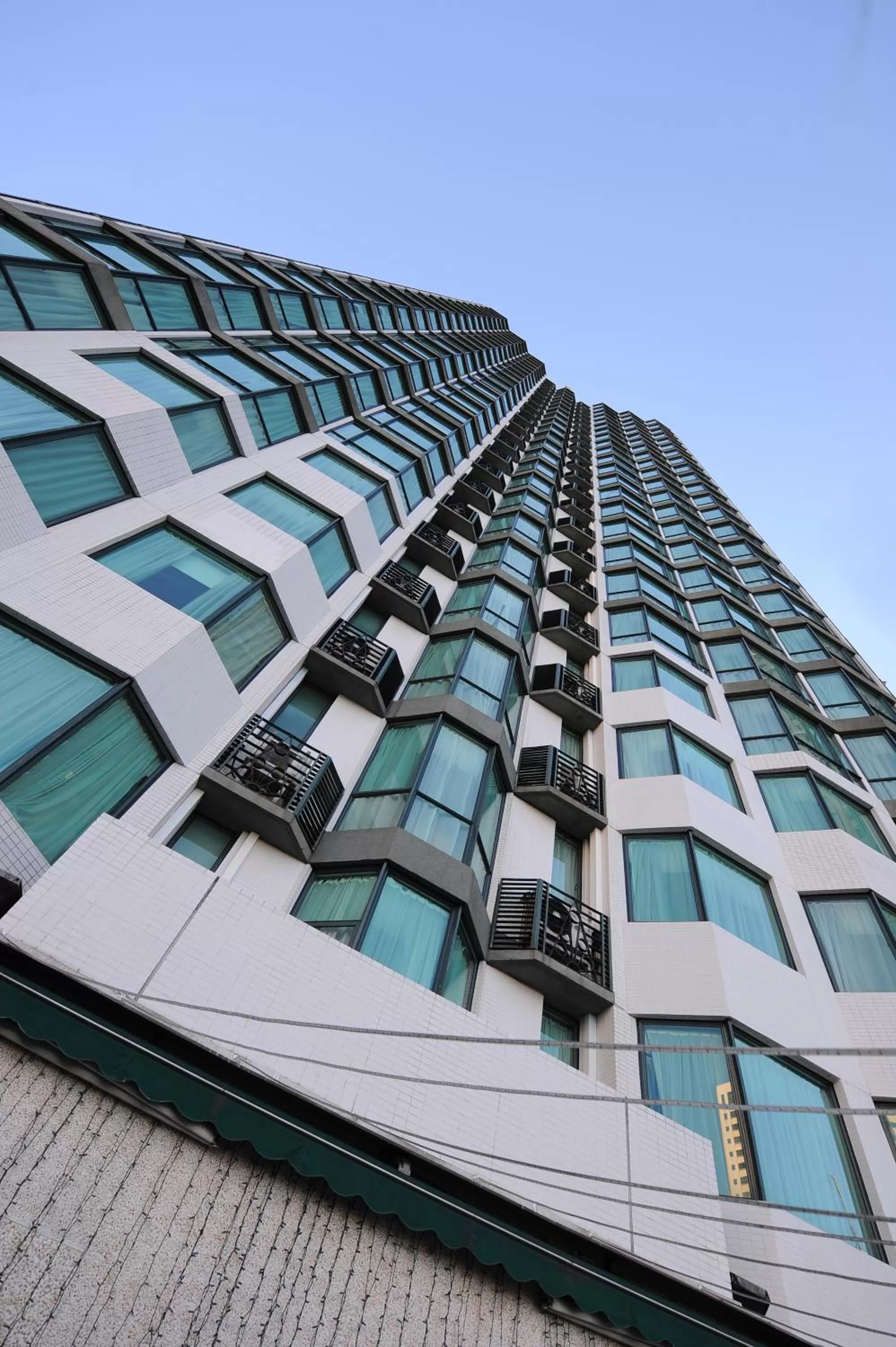 Facade/entrance in Bishop Lei International House
