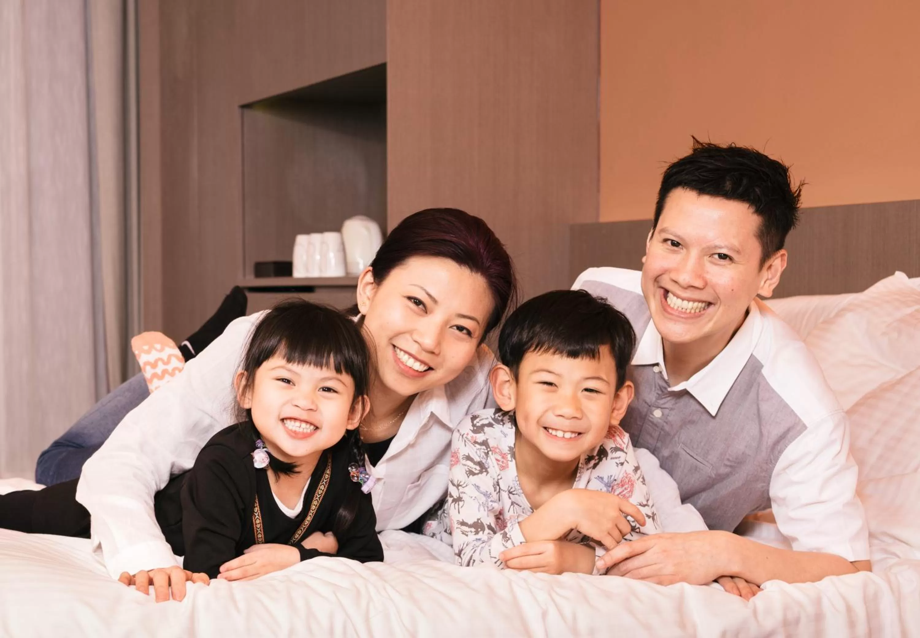 Family in Butterfly on Wellington, Central