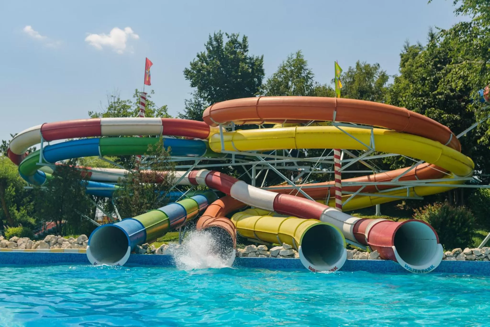 Aqua park in RIN Airport Hotel