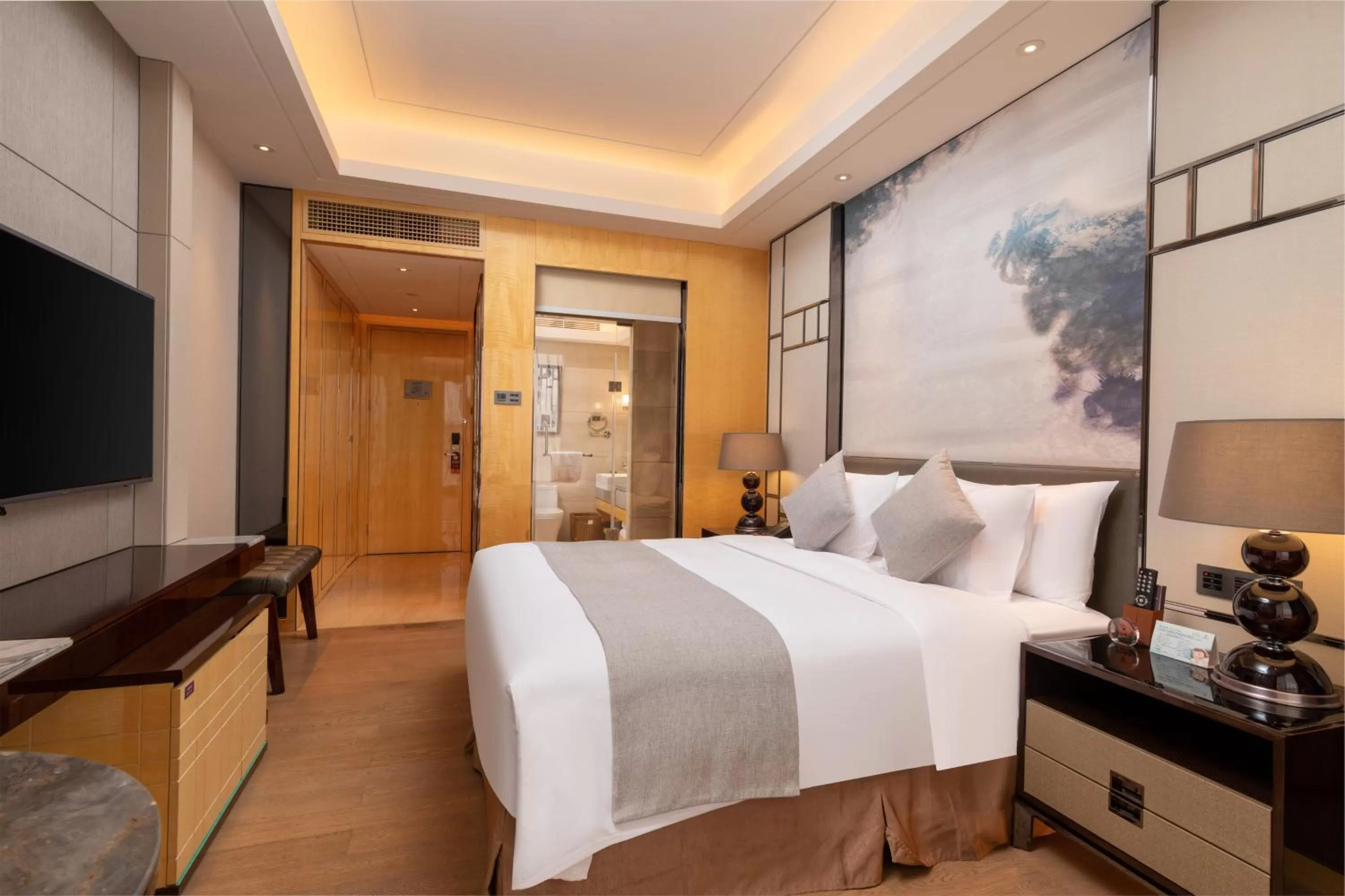 Bed in Zhuhai Longzhuda International Hotel - 24hours stay