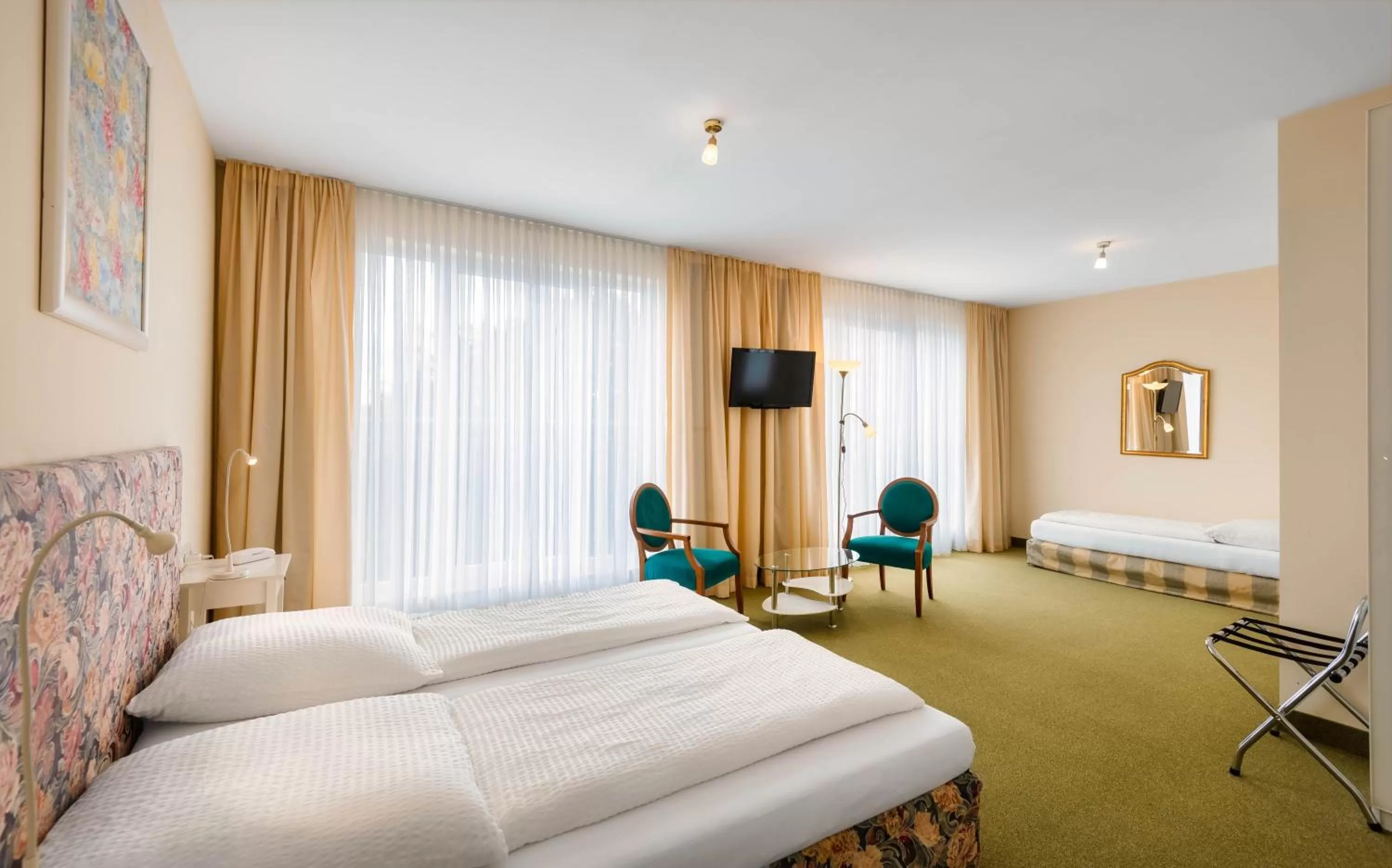 Photo of the whole room, Bed in ALPHA HOTEL Hermann von Salza