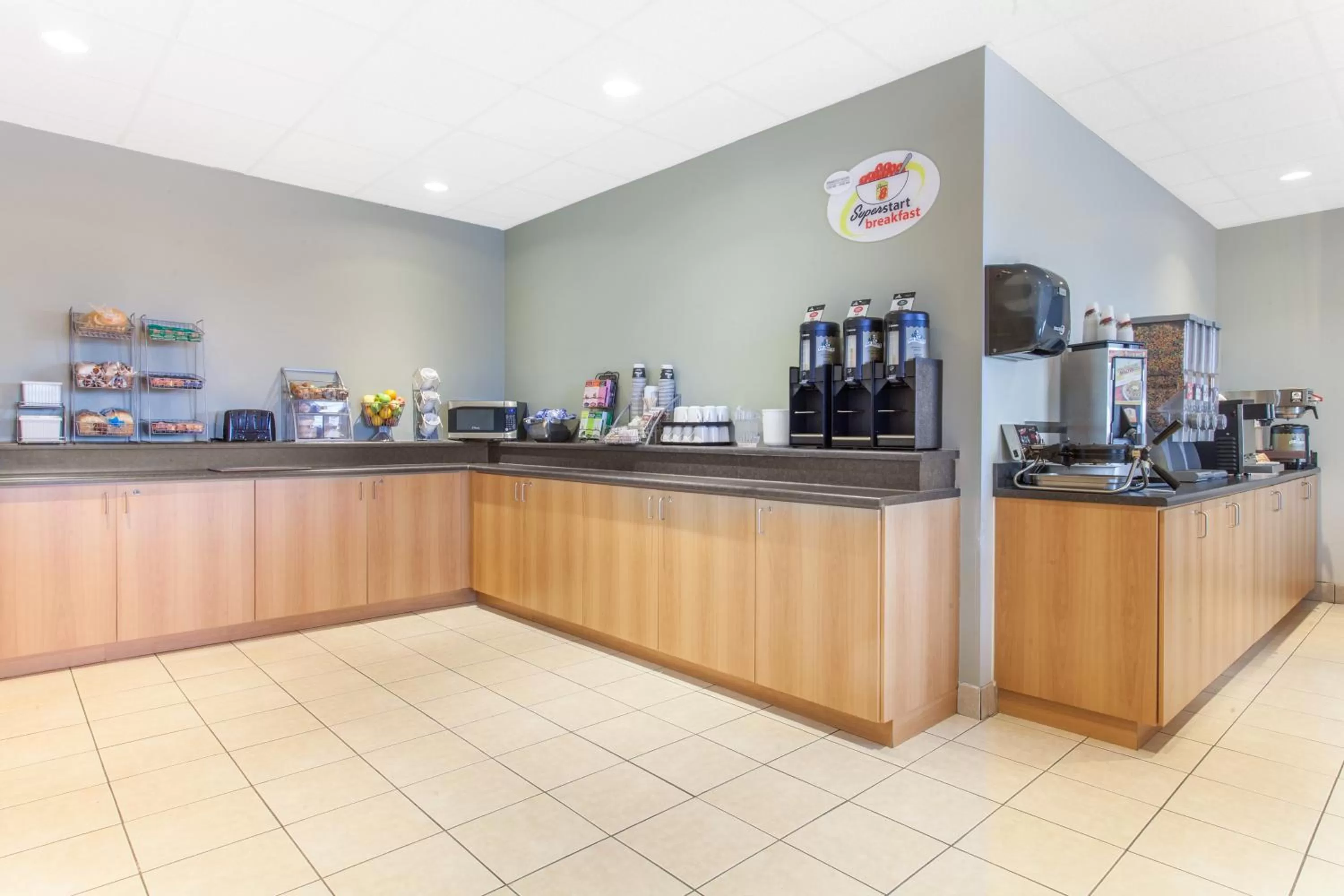 Continental breakfast in Super 8 by Wyndham Red Lake ON