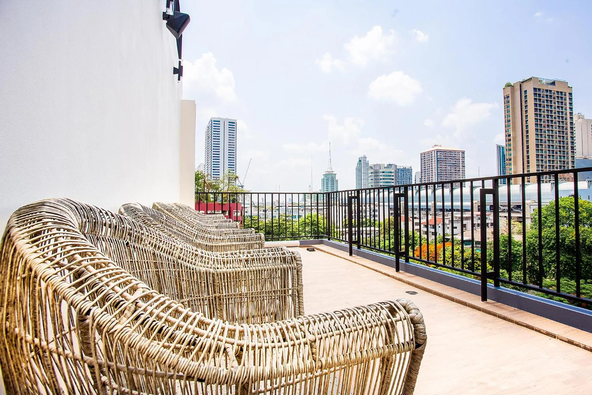 Balcony/Terrace in Spittze Hotel Pratunam