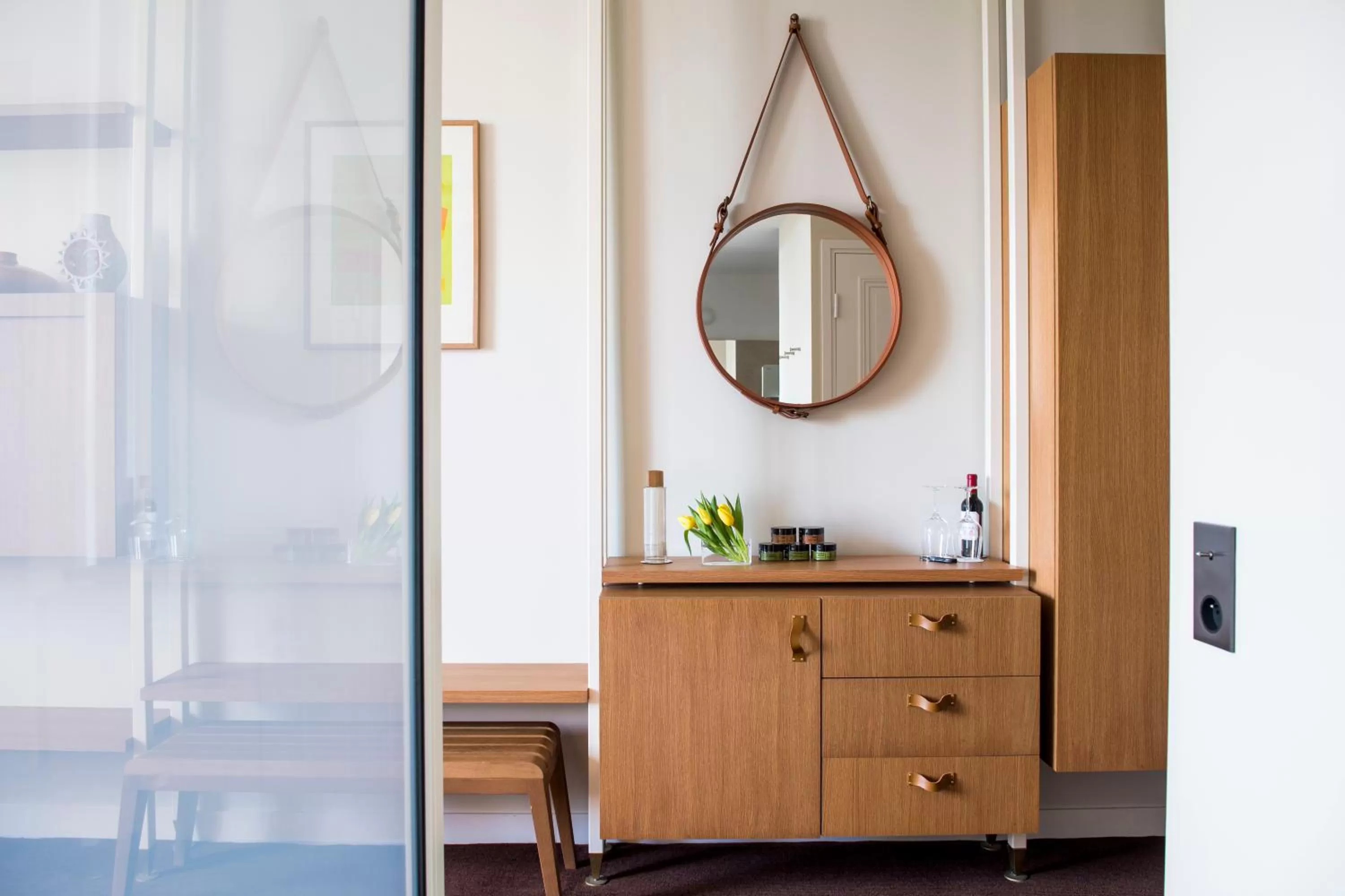 Seating area in Château Cordeillan-Bages