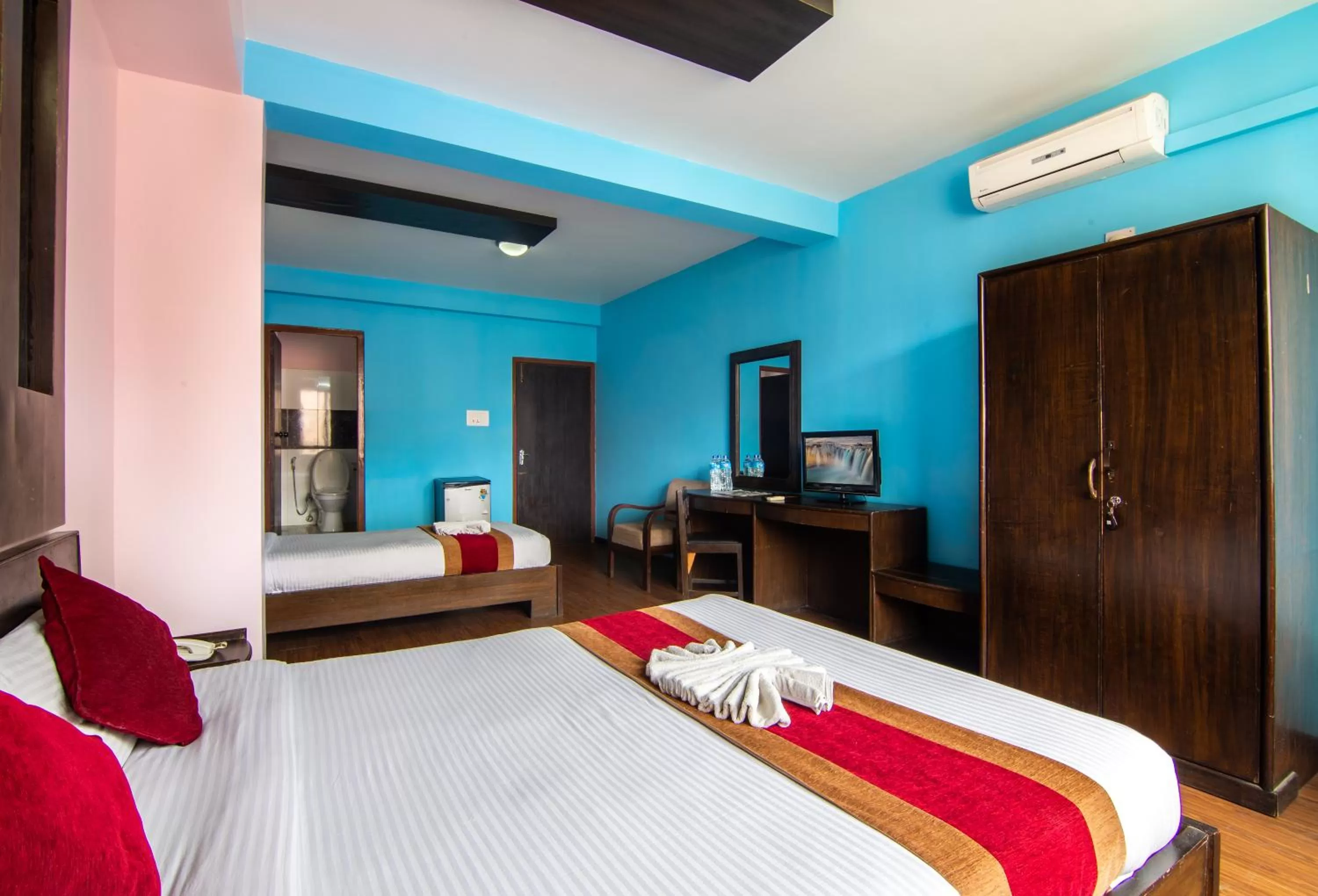 Bed in Hotel Family Home