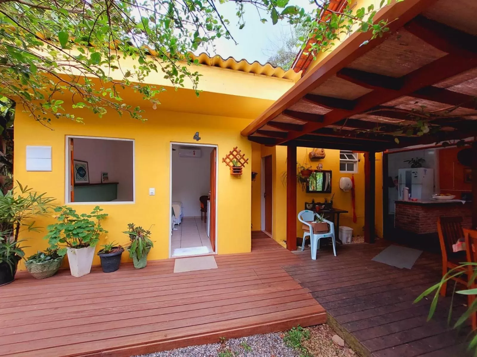 Patio in Pousada Capim Melado