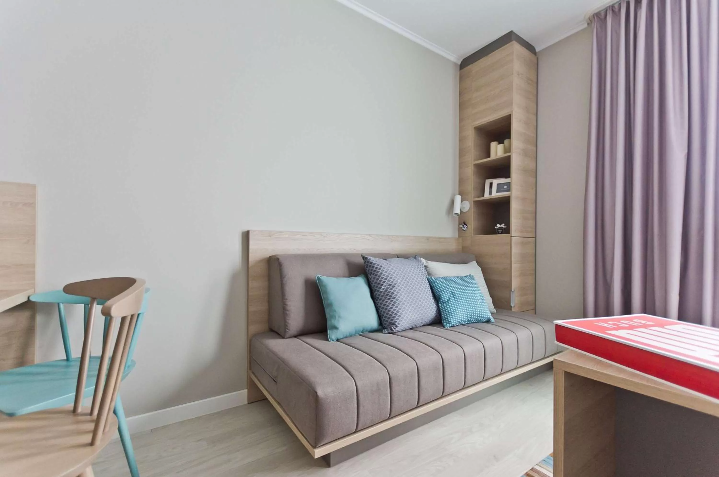 Bedroom in elaya apartments stuttgart boeblingen ehemals Arthotel ANA Living Boeblingen