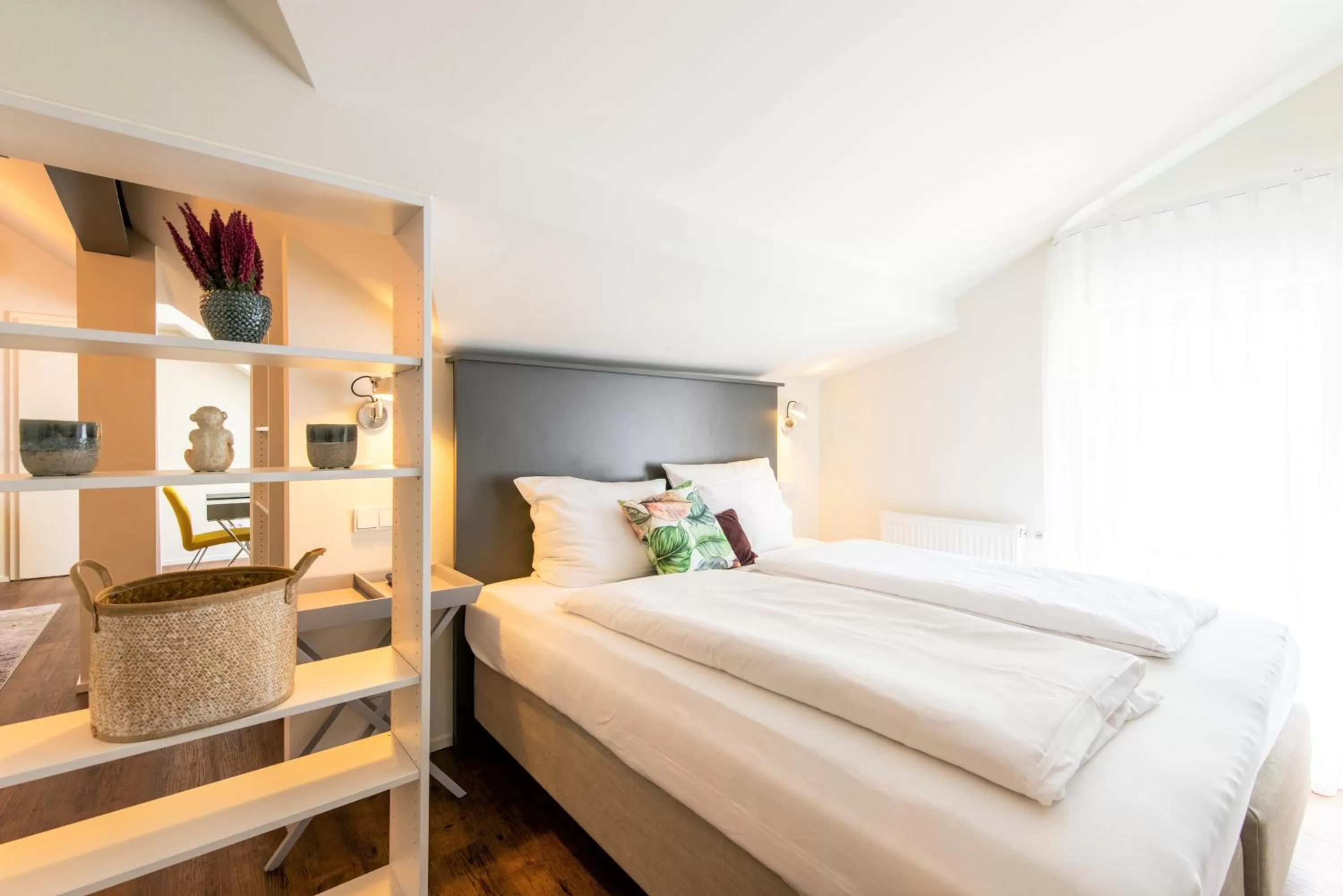 Bed in Luxstay Bad Nauheim - Self-Check-In