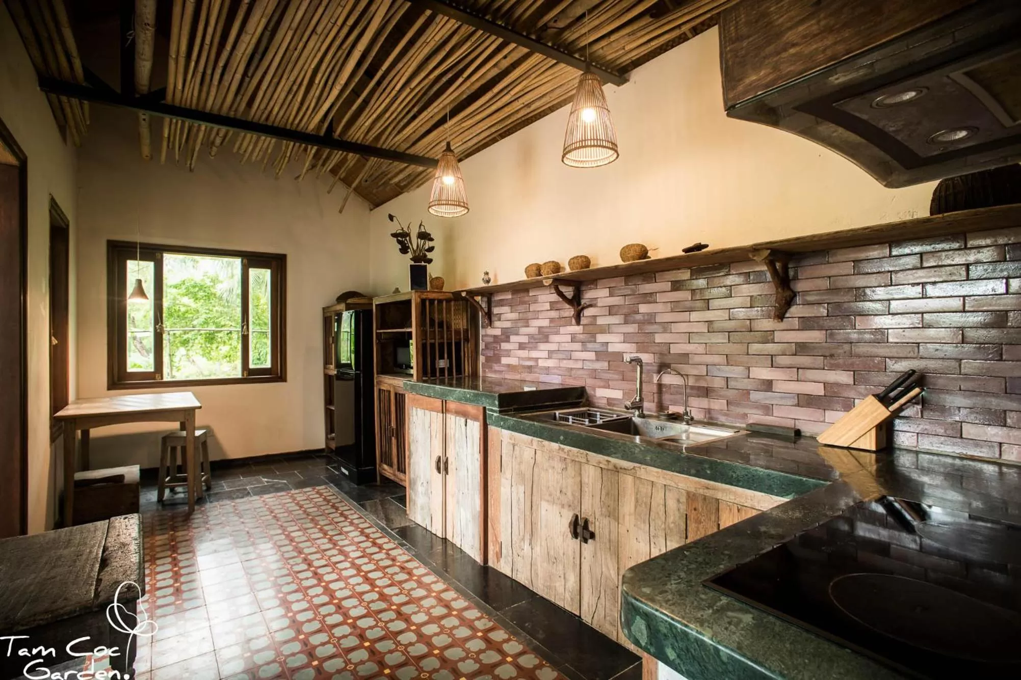 Kitchen or kitchenette in Tam Coc Garden Resort