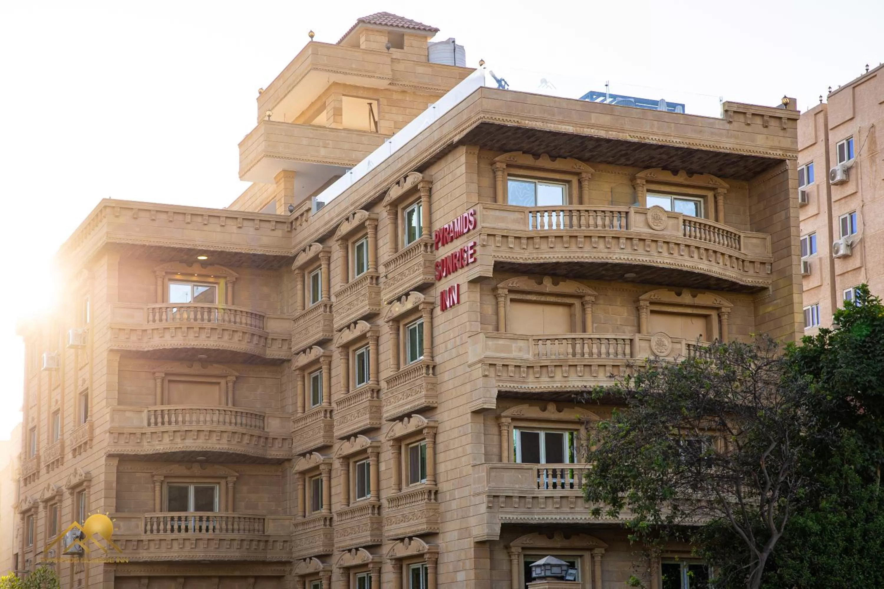 Property building in Pyramids sunrise inn