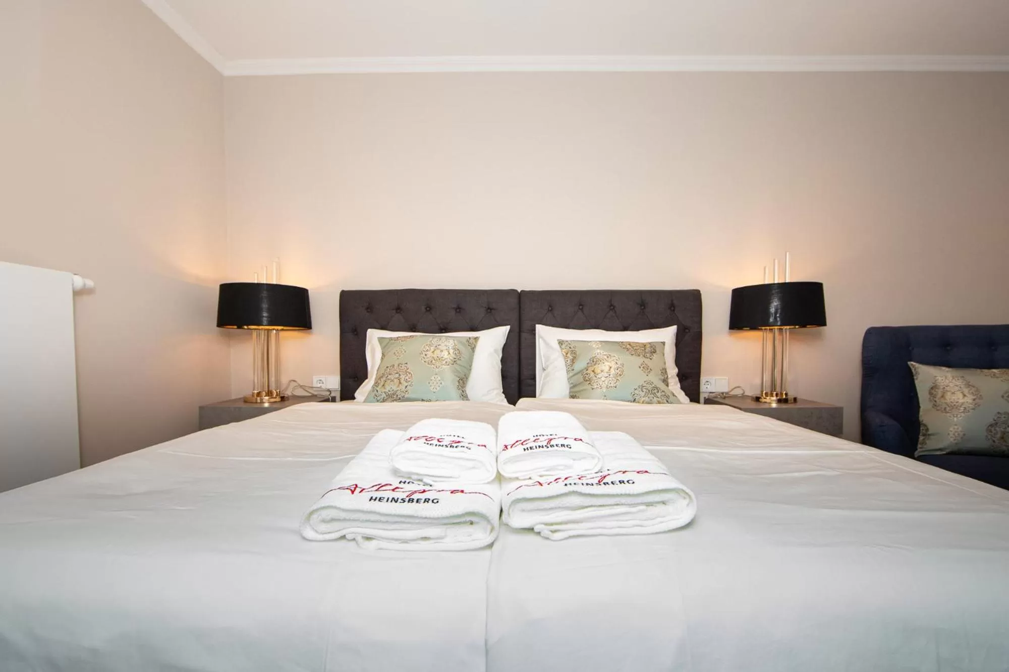 Bed in Hotel Allegra