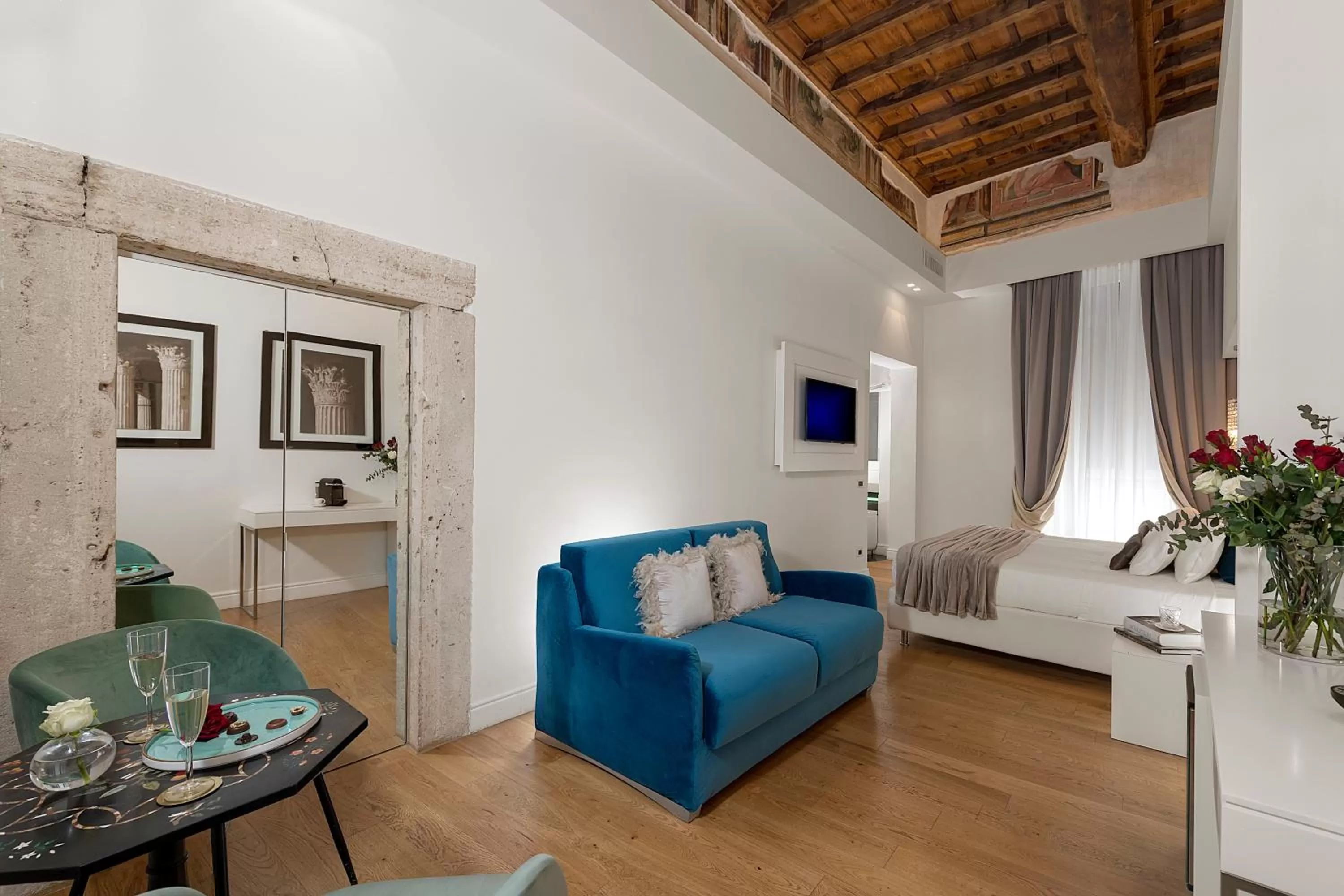 Bed in Argentina Residenza Style Hotel