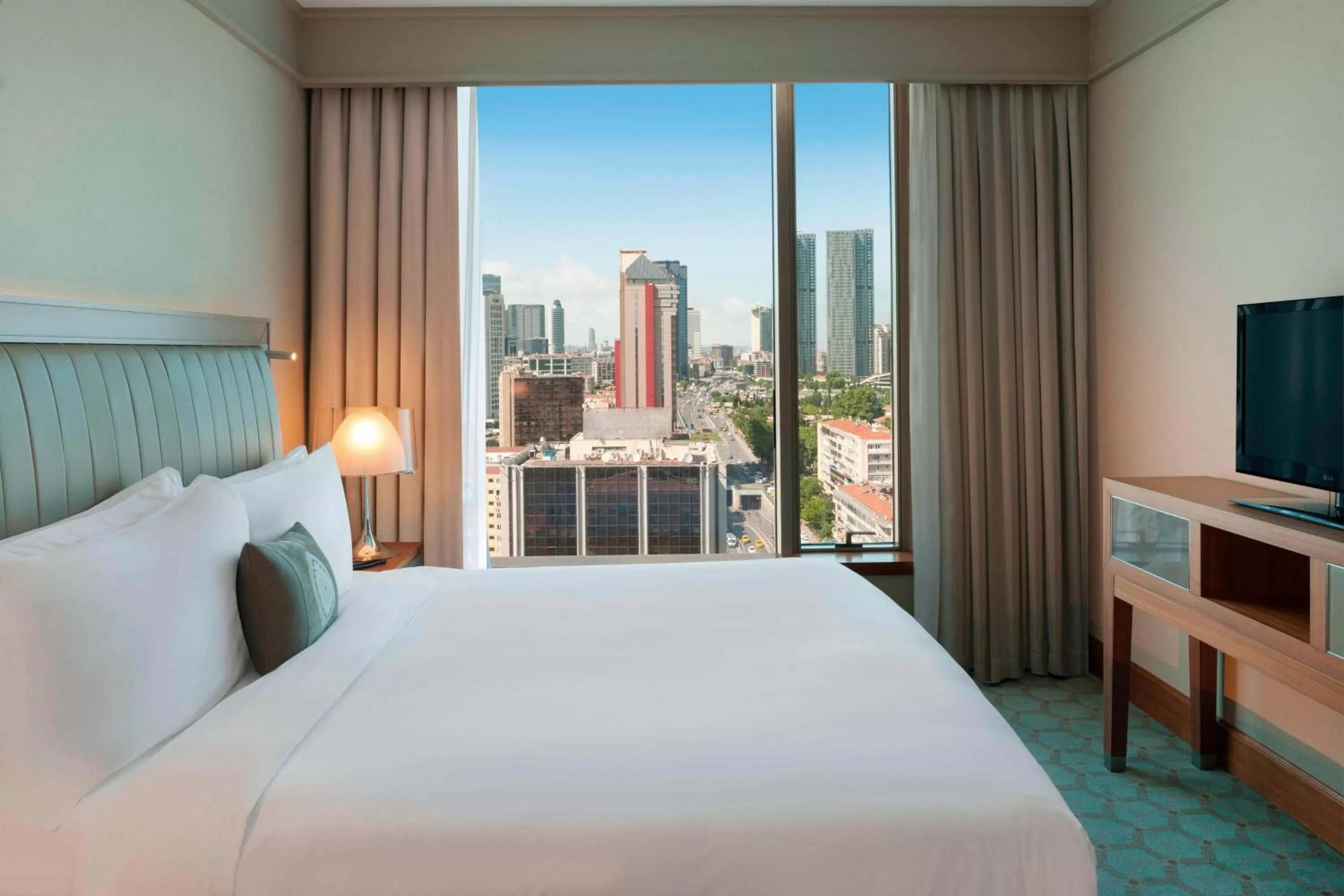 Bedroom, Bed in Renaissance Istanbul Polat Bosphorus Hotel