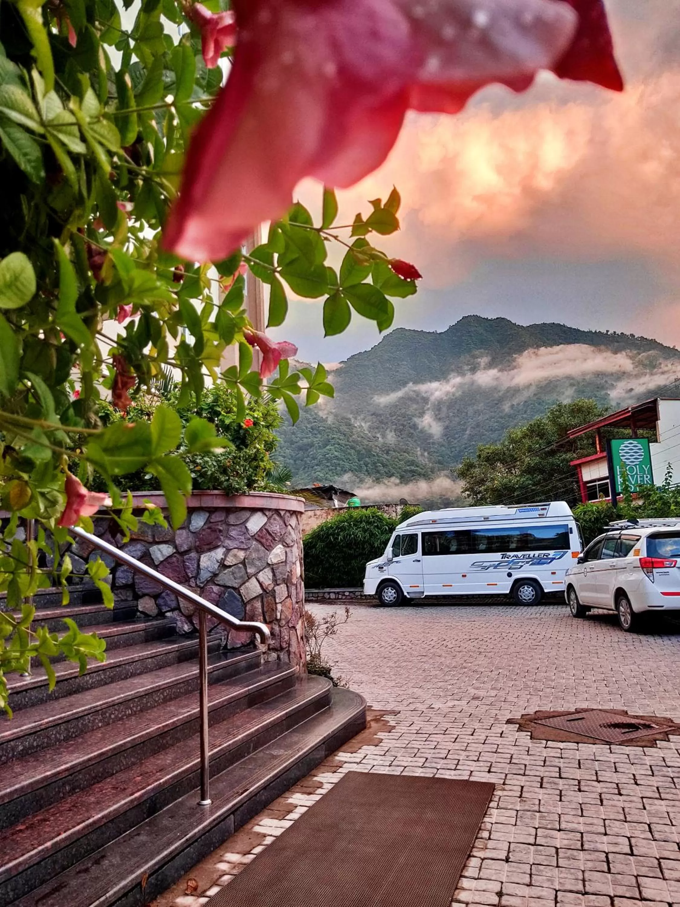 Facade/entrance in Holy River Hotel