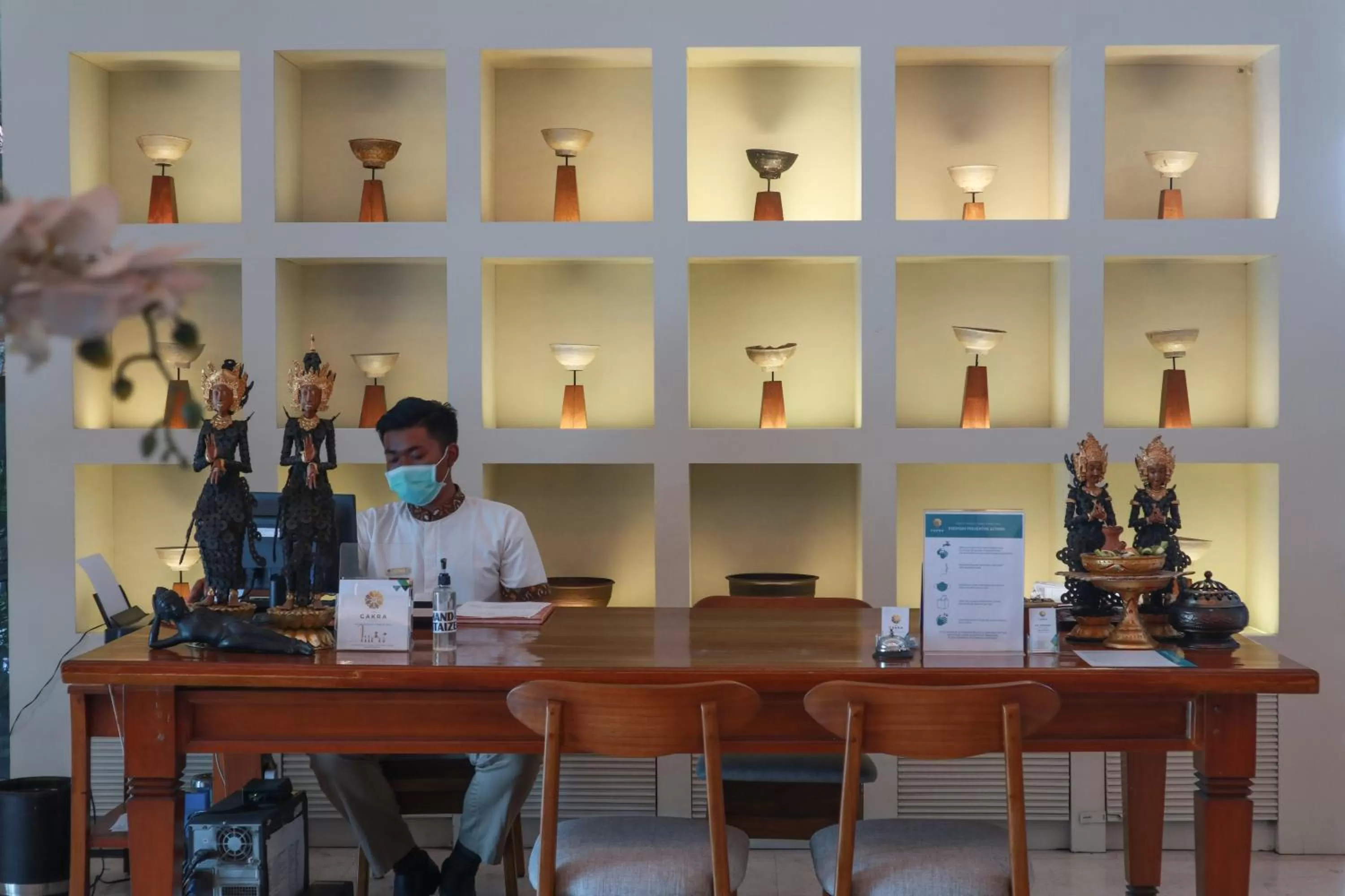 Staff in The Cakra Hotel