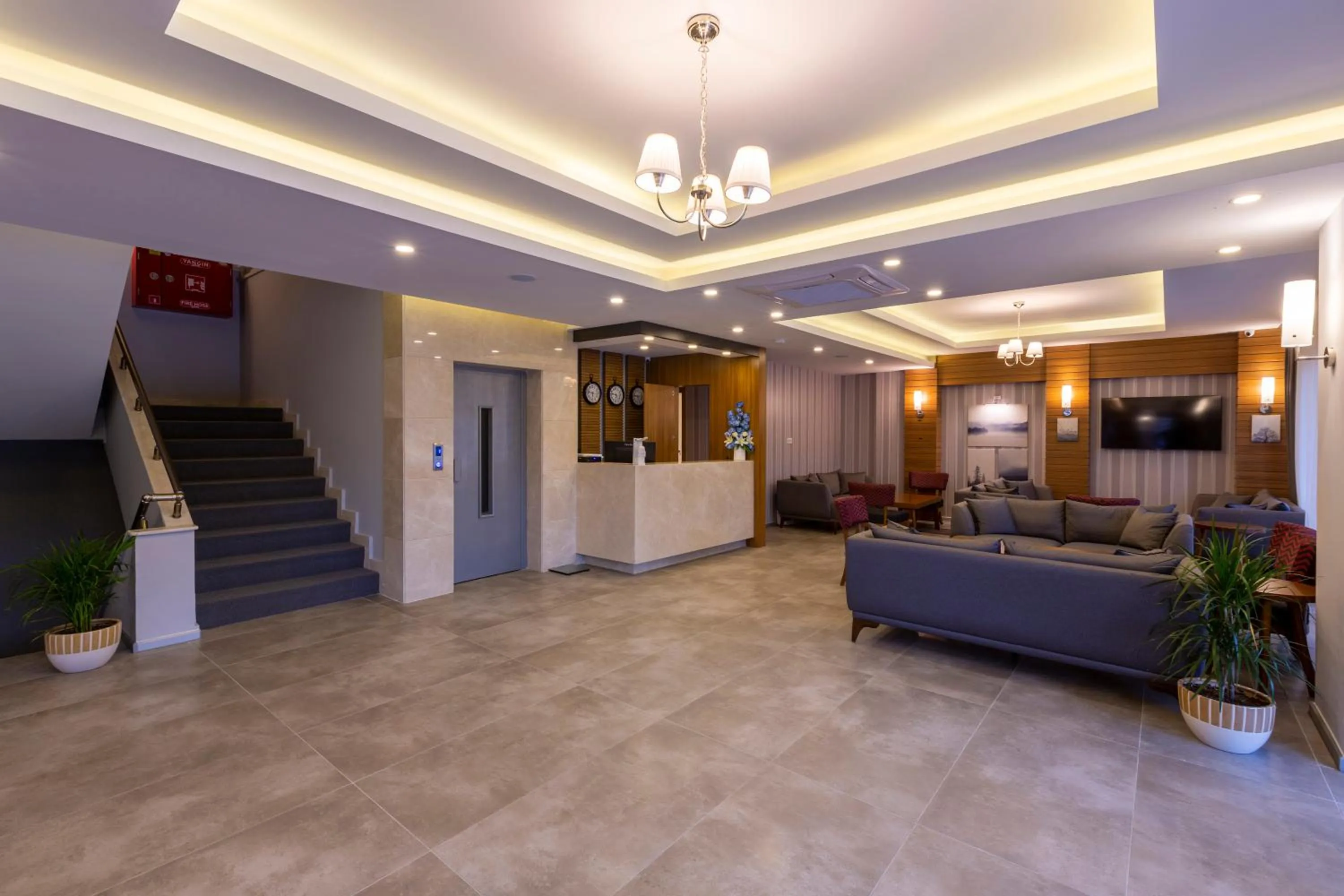 Lobby or reception in Antalya Business Hotel