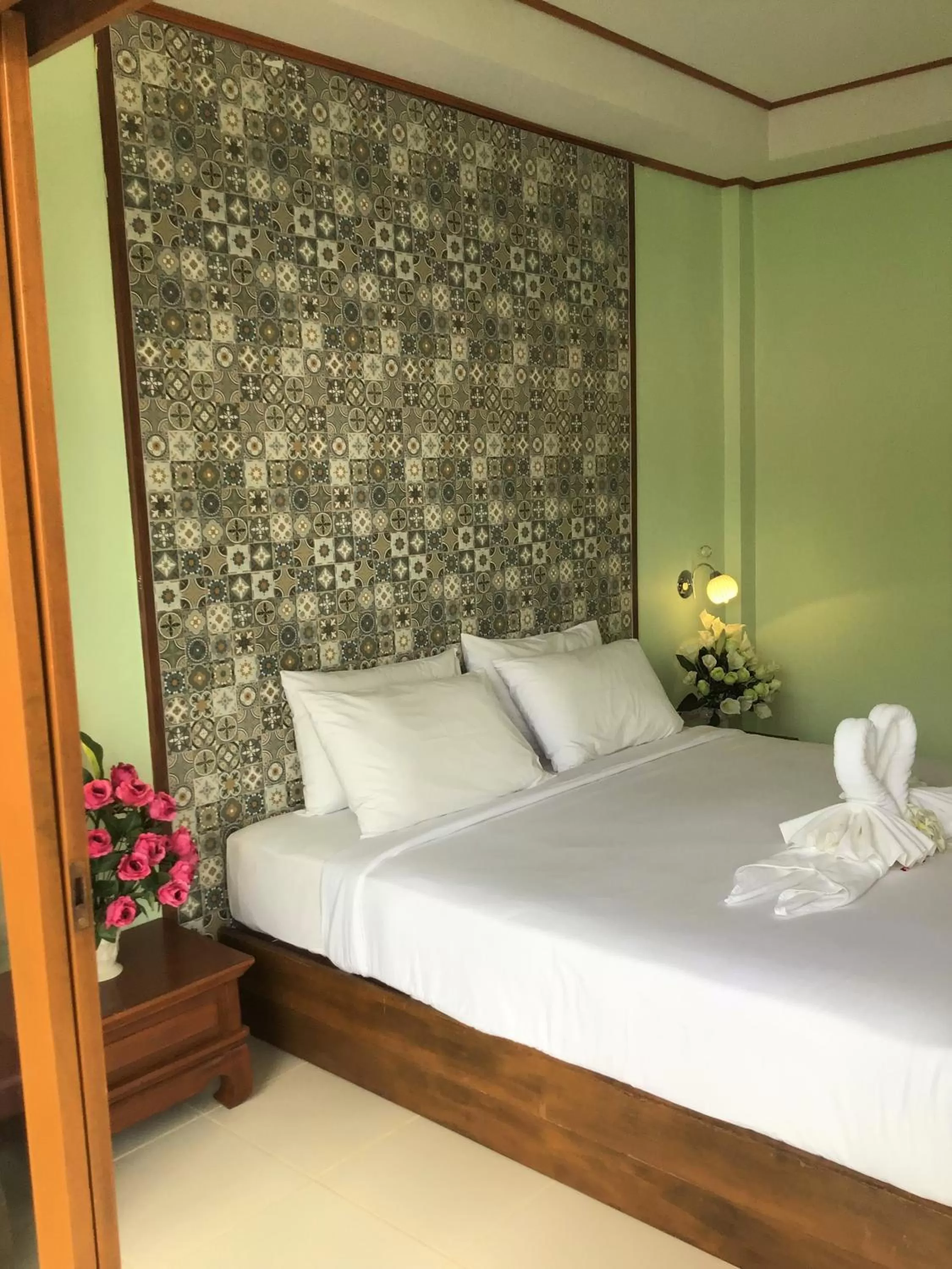 Bed in Pratum Resort