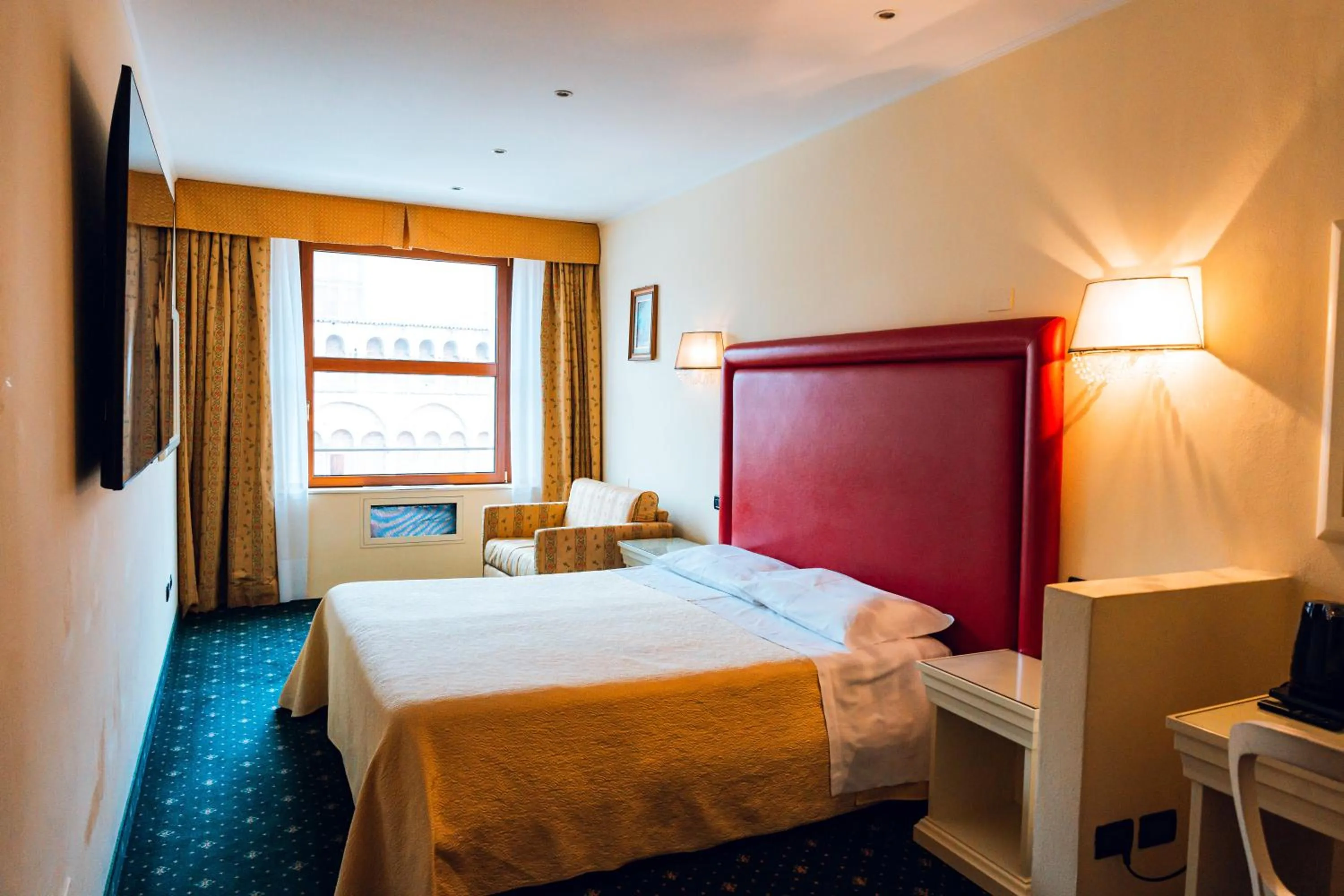 Bed in Panoramic Rooms Torre della Vittoria